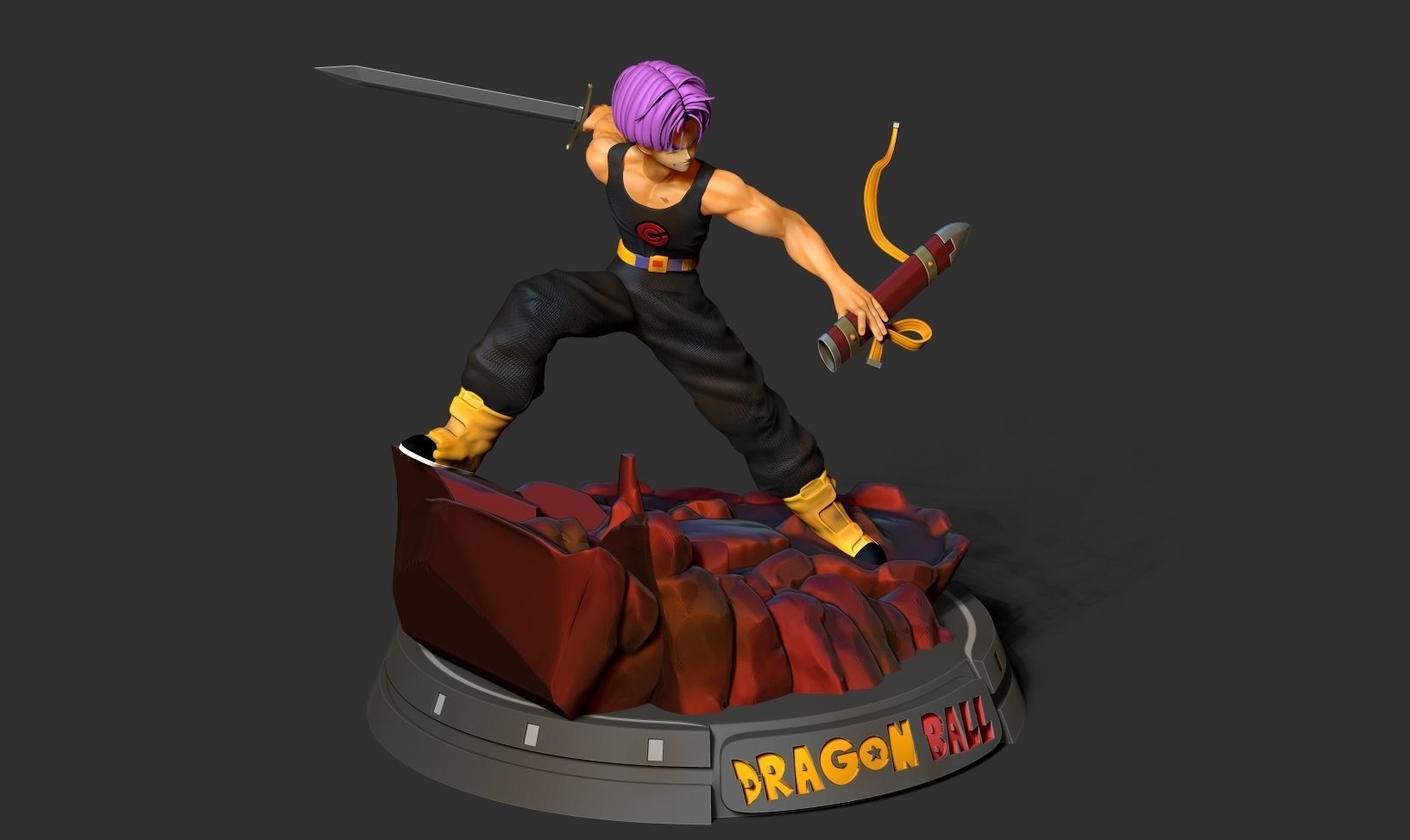 Future Trunks 3D print model_20