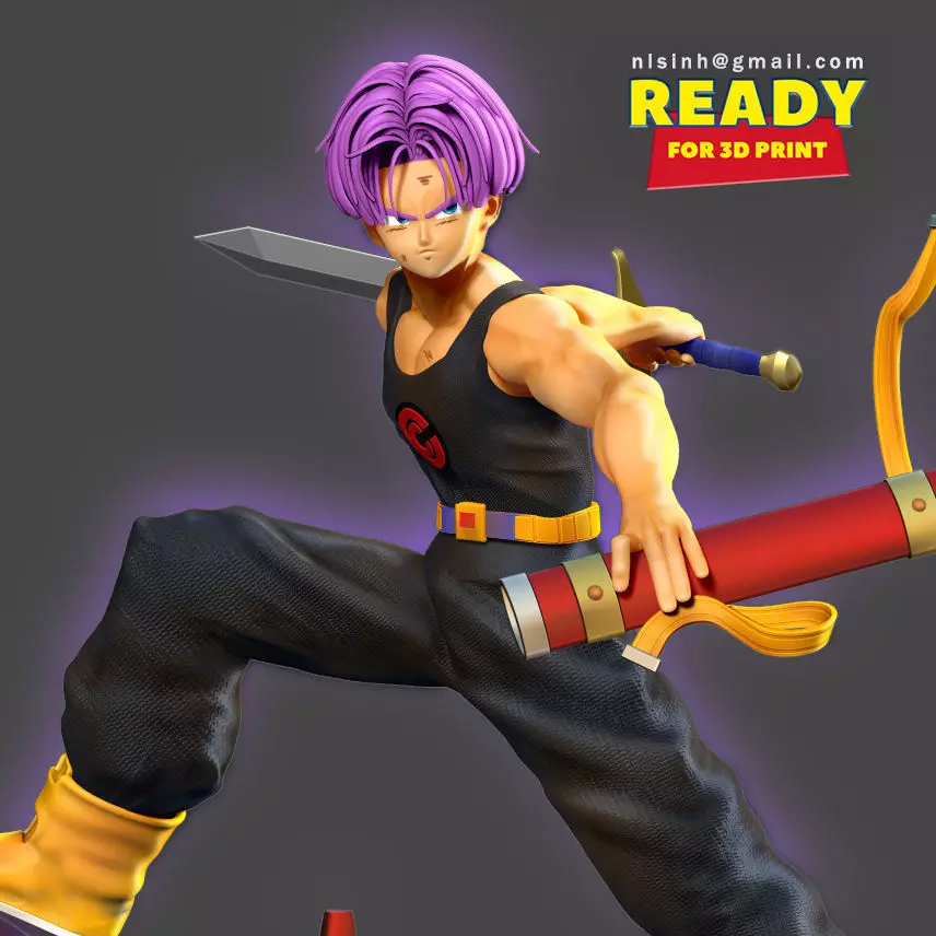 Future Trunks 3D print model_0