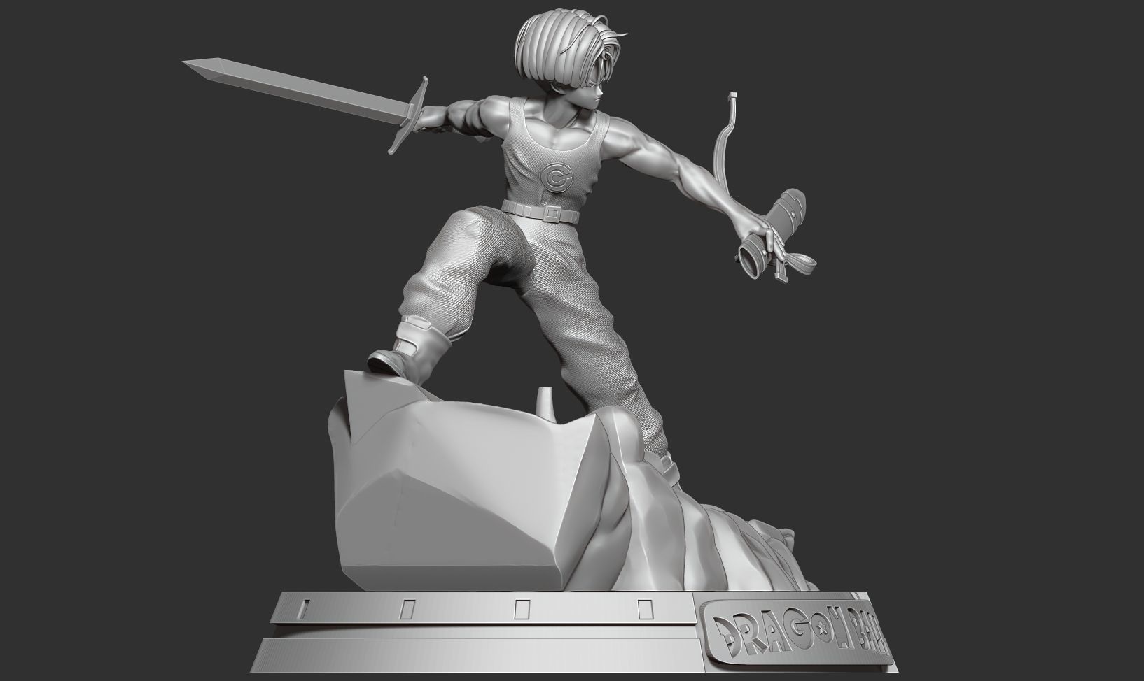 Future Trunks 3D print model_13