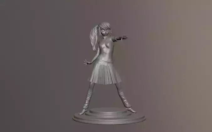 Miko Anime 3D Printable
