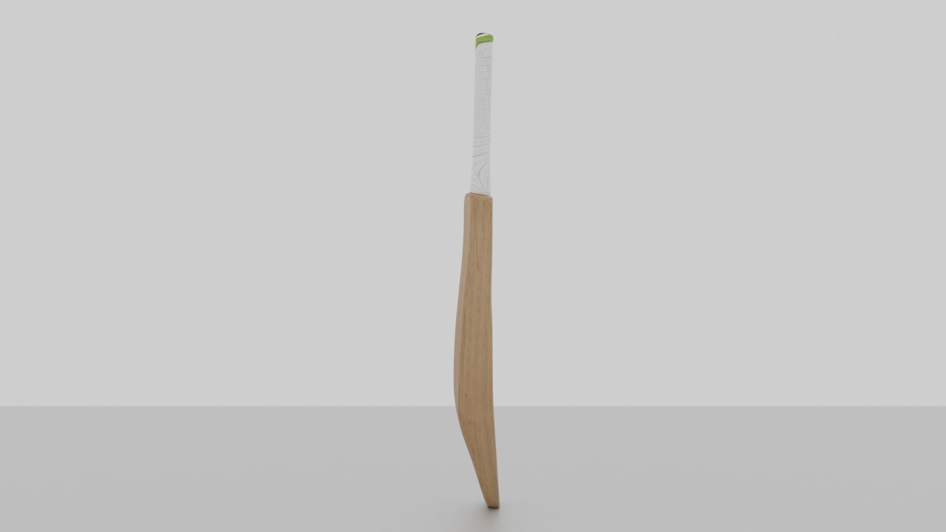 Cricket Bat Low-poly 3D model_3