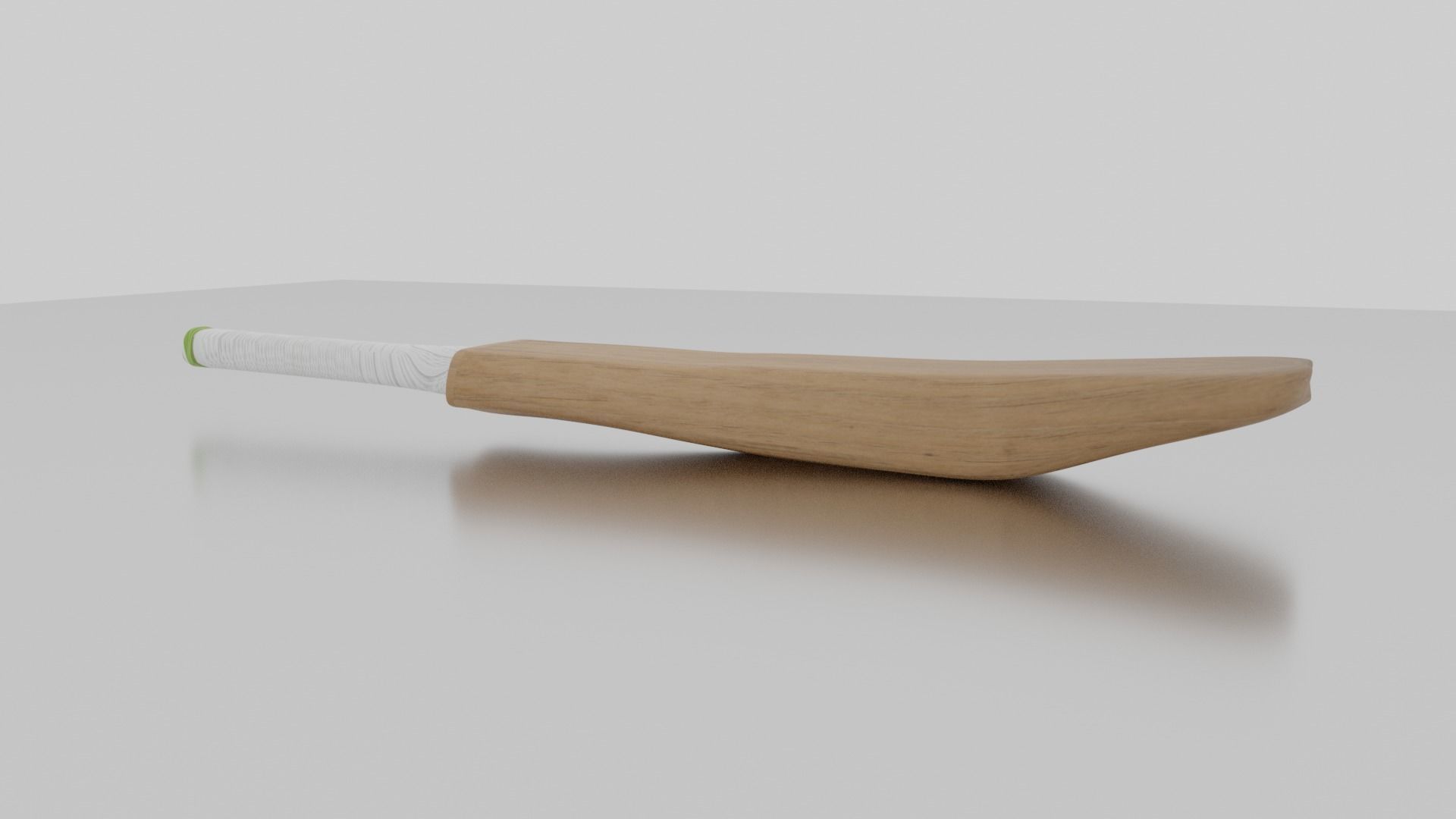Cricket Bat Low-poly 3D model_2