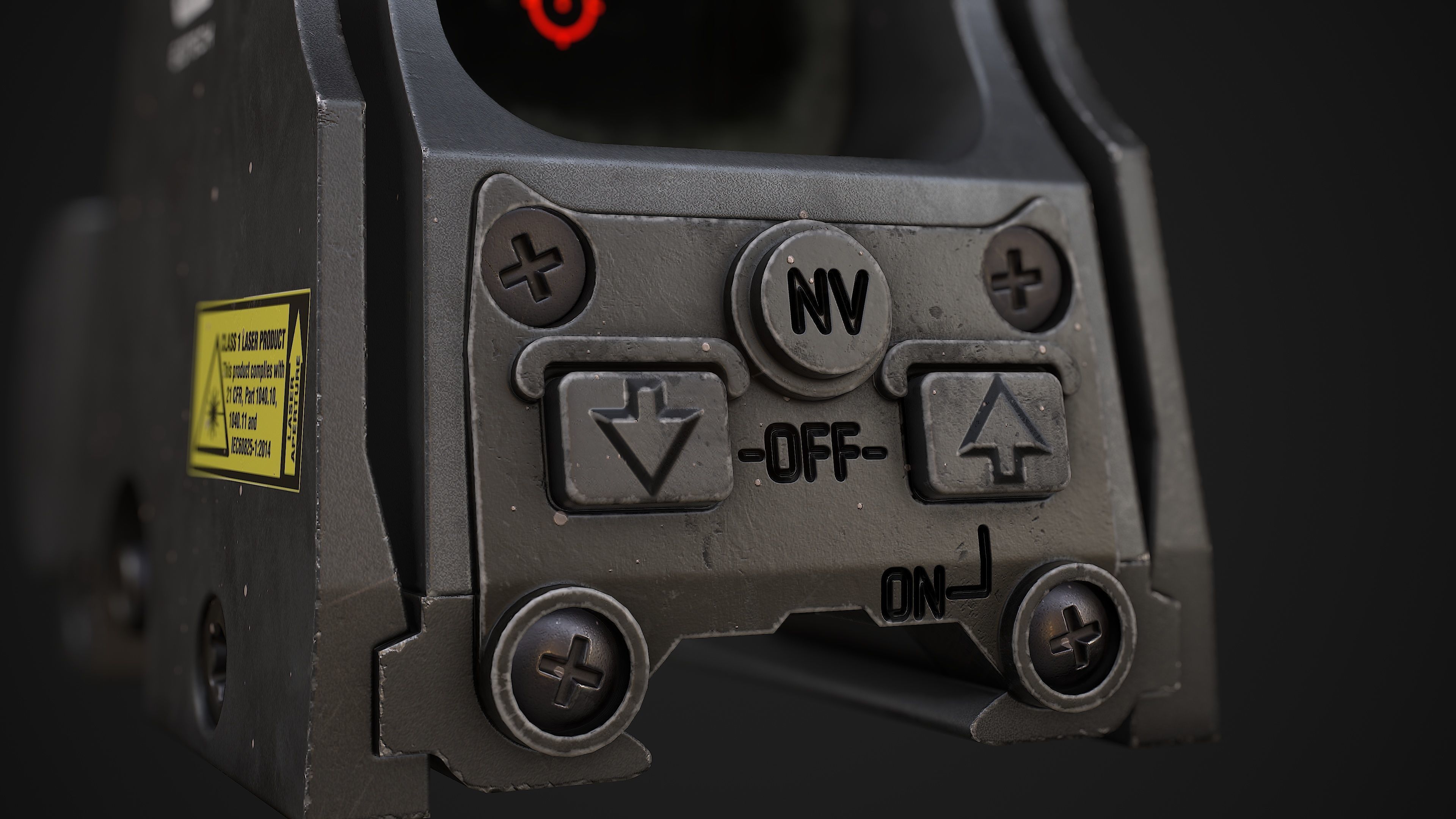 EOTECH HWS XPS3 HOLOGRAPHIC SIGHT Low-poly 3D model_20