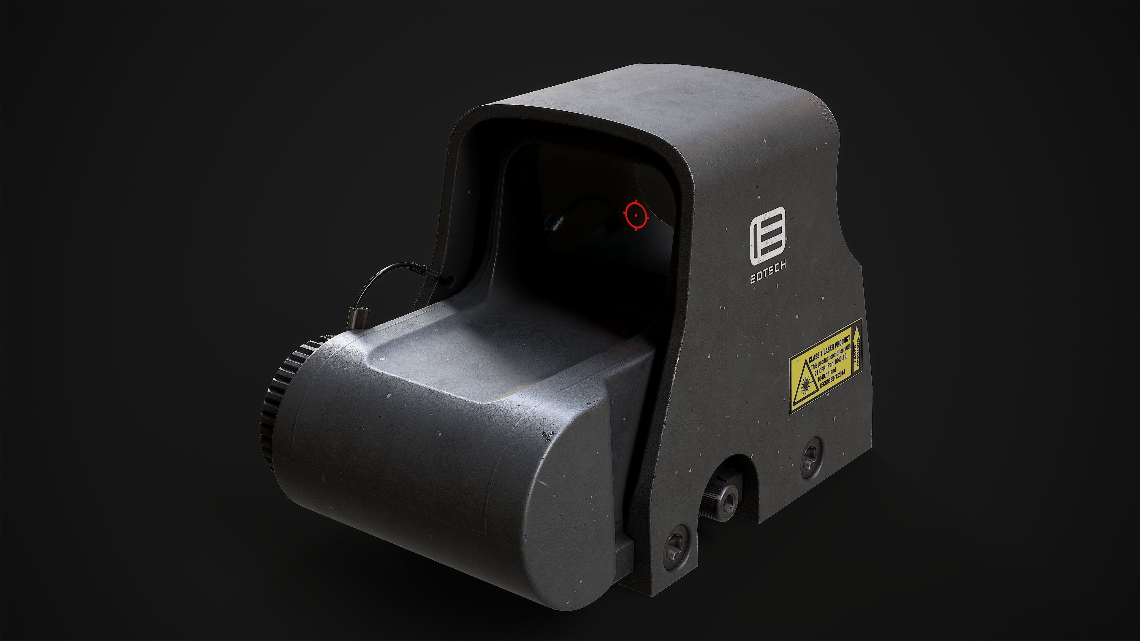 EOTECH HWS XPS3 HOLOGRAPHIC SIGHT Low-poly 3D model_11