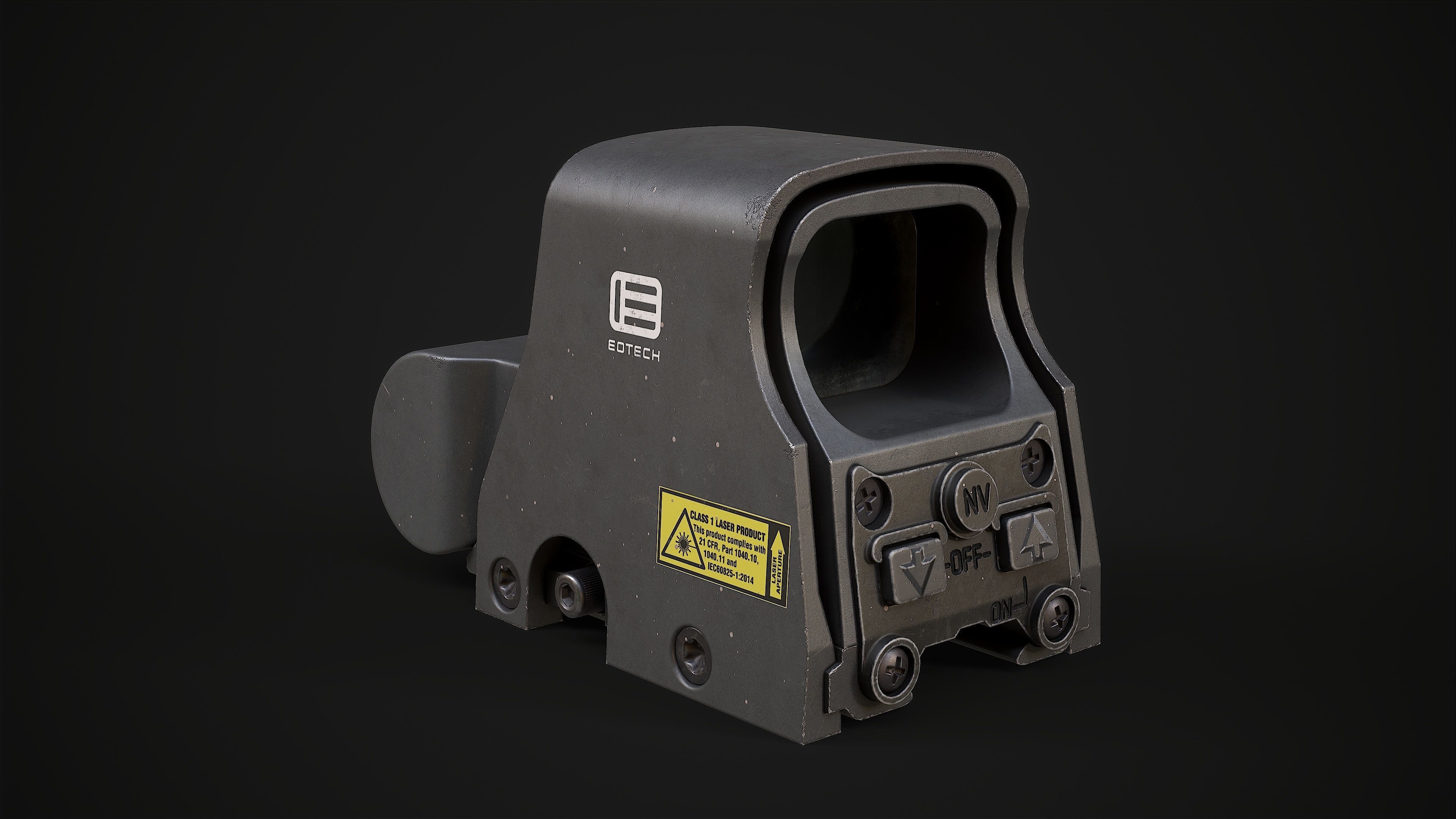 EOTECH HWS XPS3 HOLOGRAPHIC SIGHT Low-poly 3D model_10