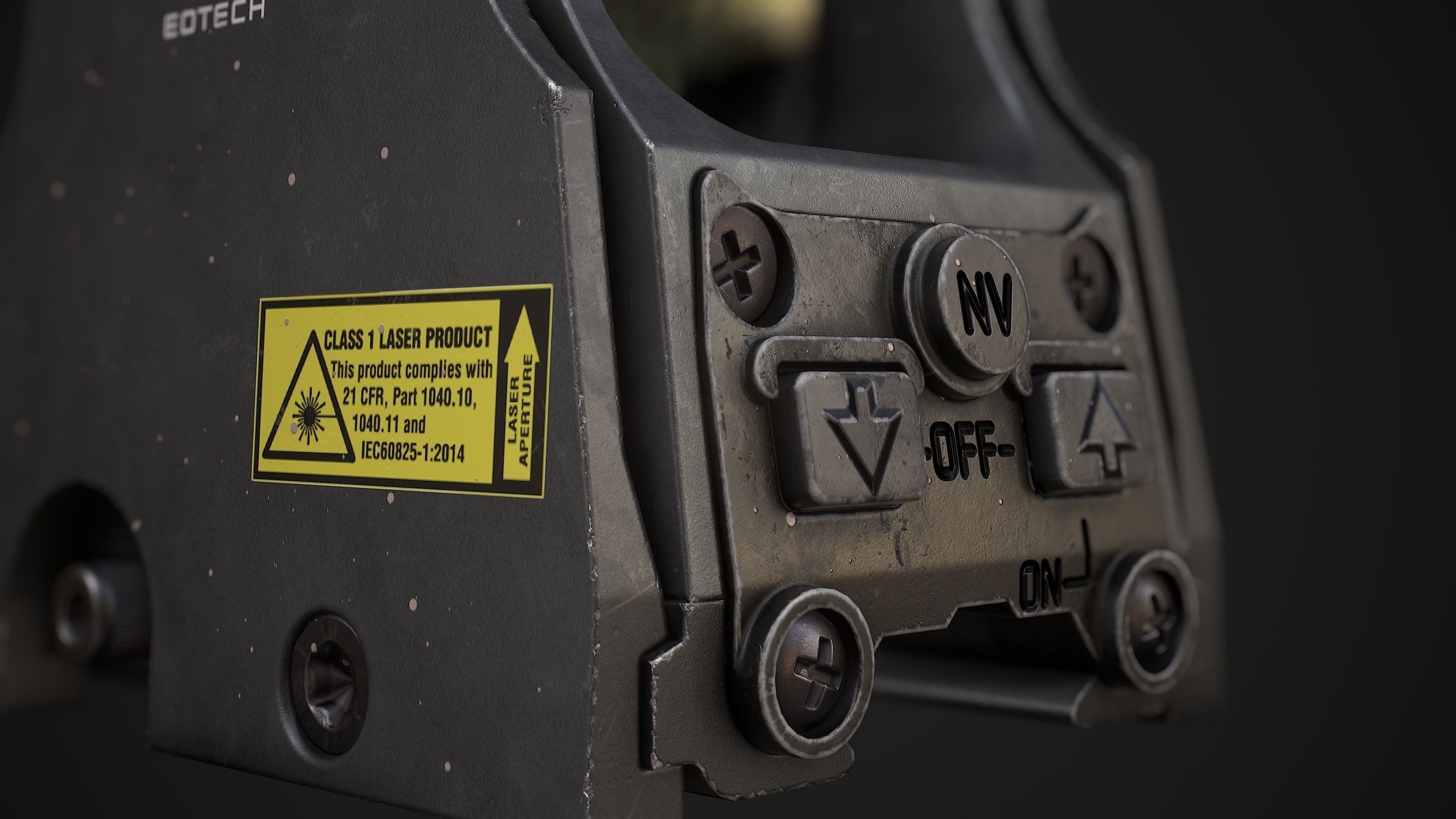 EOTECH HWS XPS3 HOLOGRAPHIC SIGHT Low-poly 3D model_17