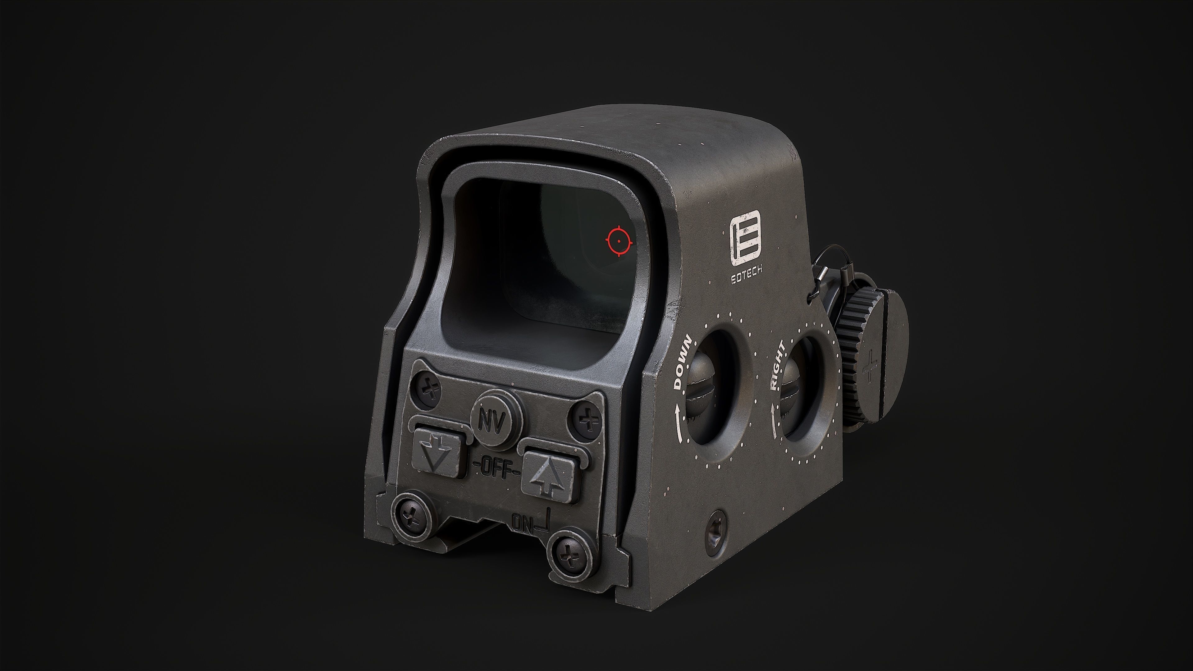 EOTECH HWS XPS3 HOLOGRAPHIC SIGHT Low-poly 3D model_9