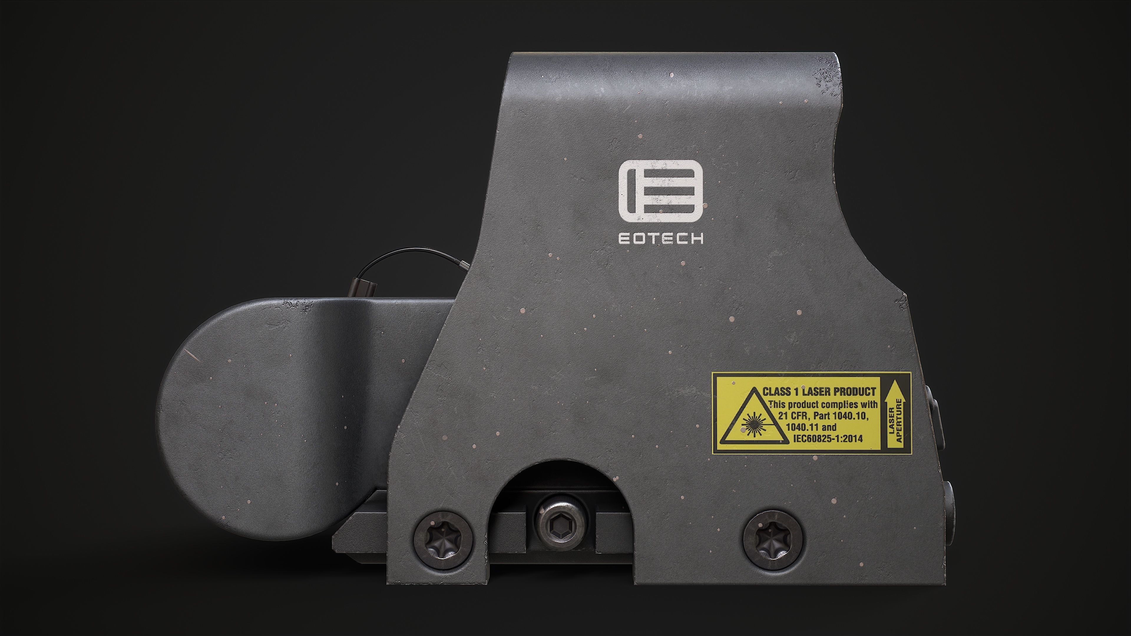 EOTECH HWS XPS3 HOLOGRAPHIC SIGHT Low-poly 3D model_4