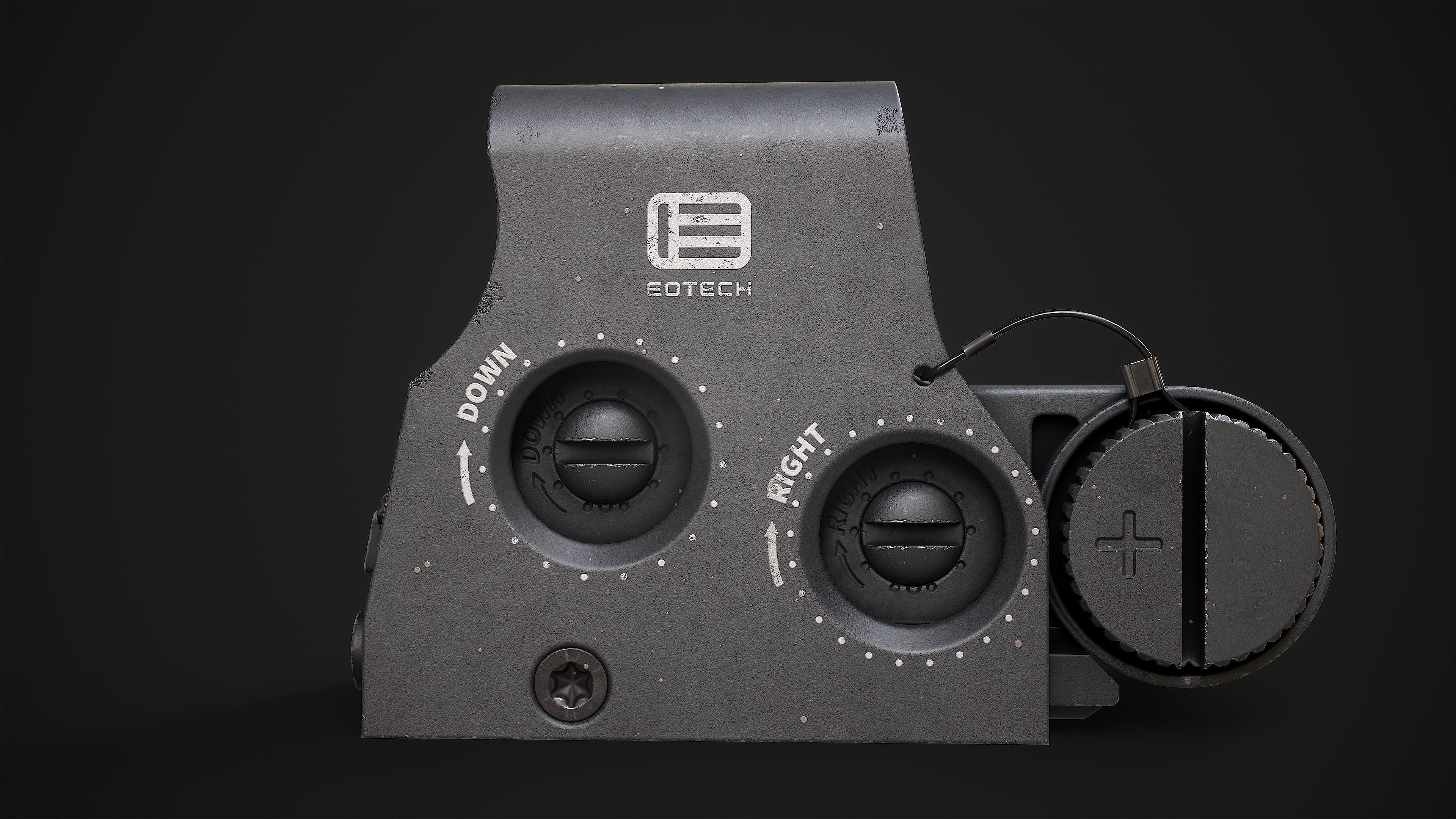 EOTECH HWS XPS3 HOLOGRAPHIC SIGHT Low-poly 3D model_6
