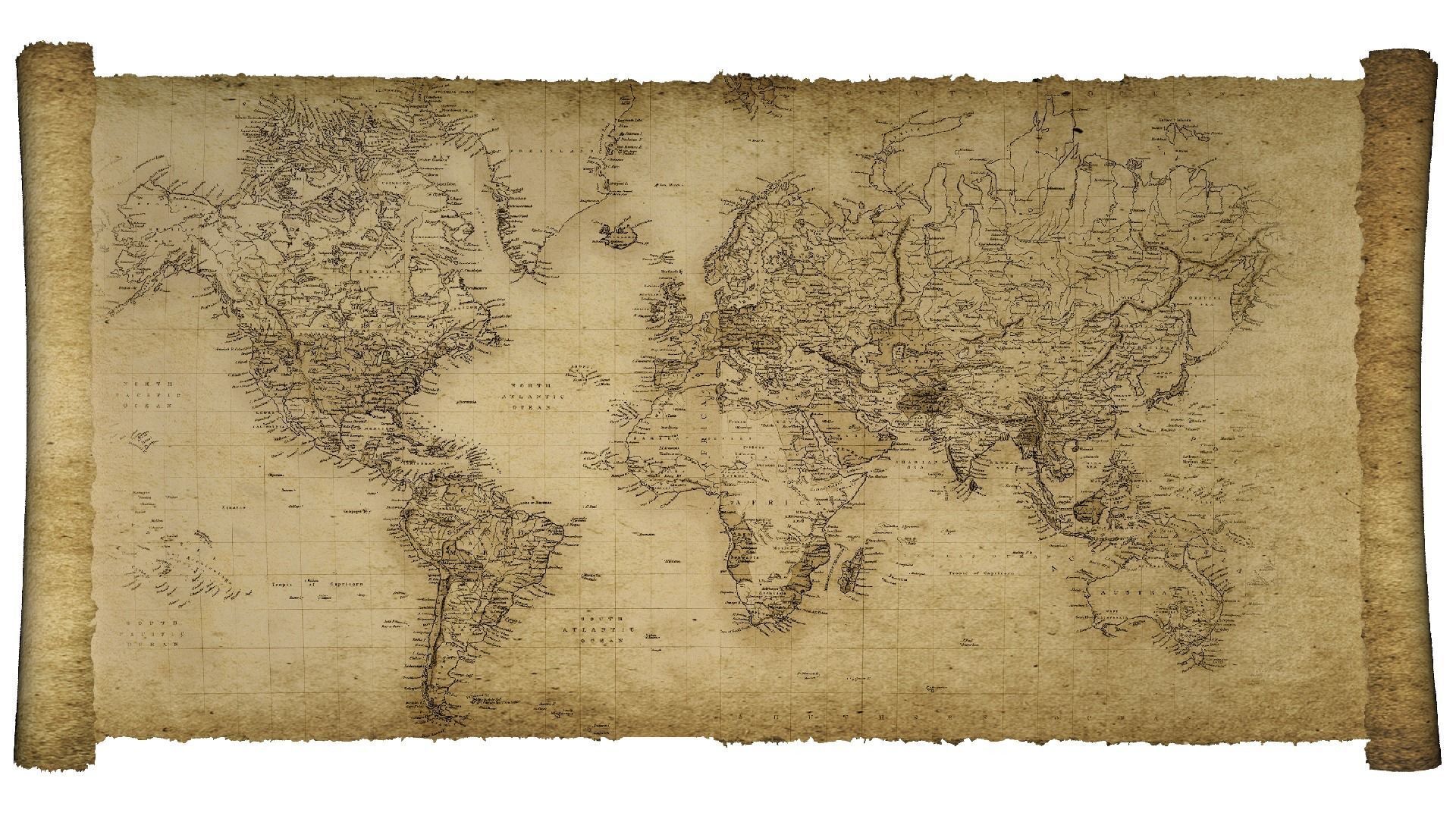 Treasure Map 3D Low-poly 3D model_3