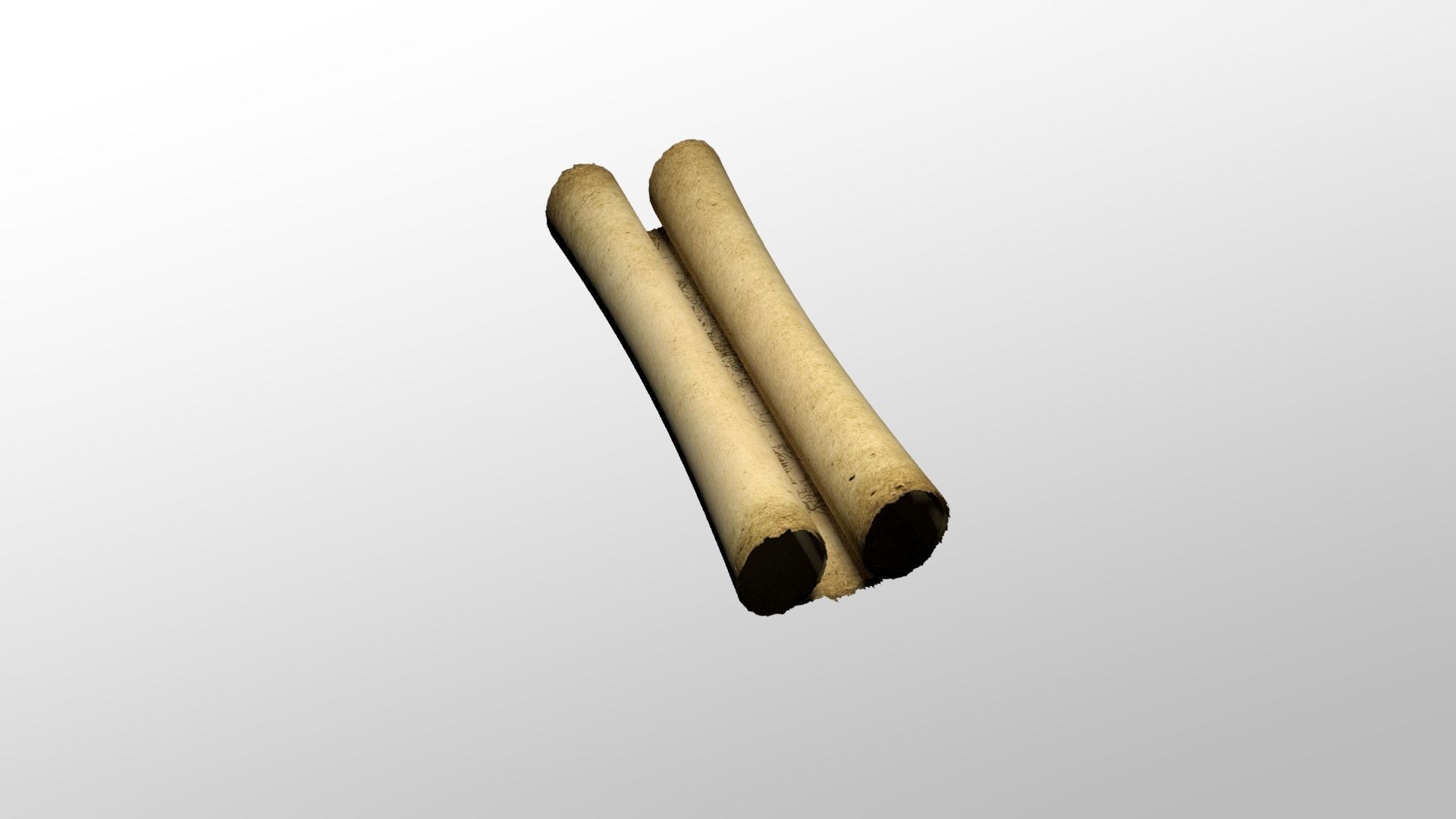 Treasure Map 3D Low-poly 3D model_4