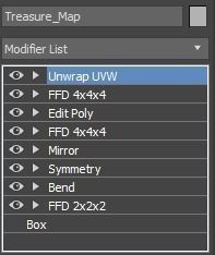 Treasure Map 3D Low-poly 3D model_10
