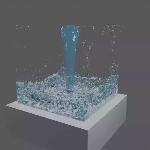 Bounce empire state building in water