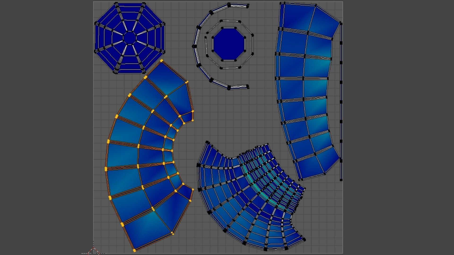 Sugar Dish Low-poly 3D model_4