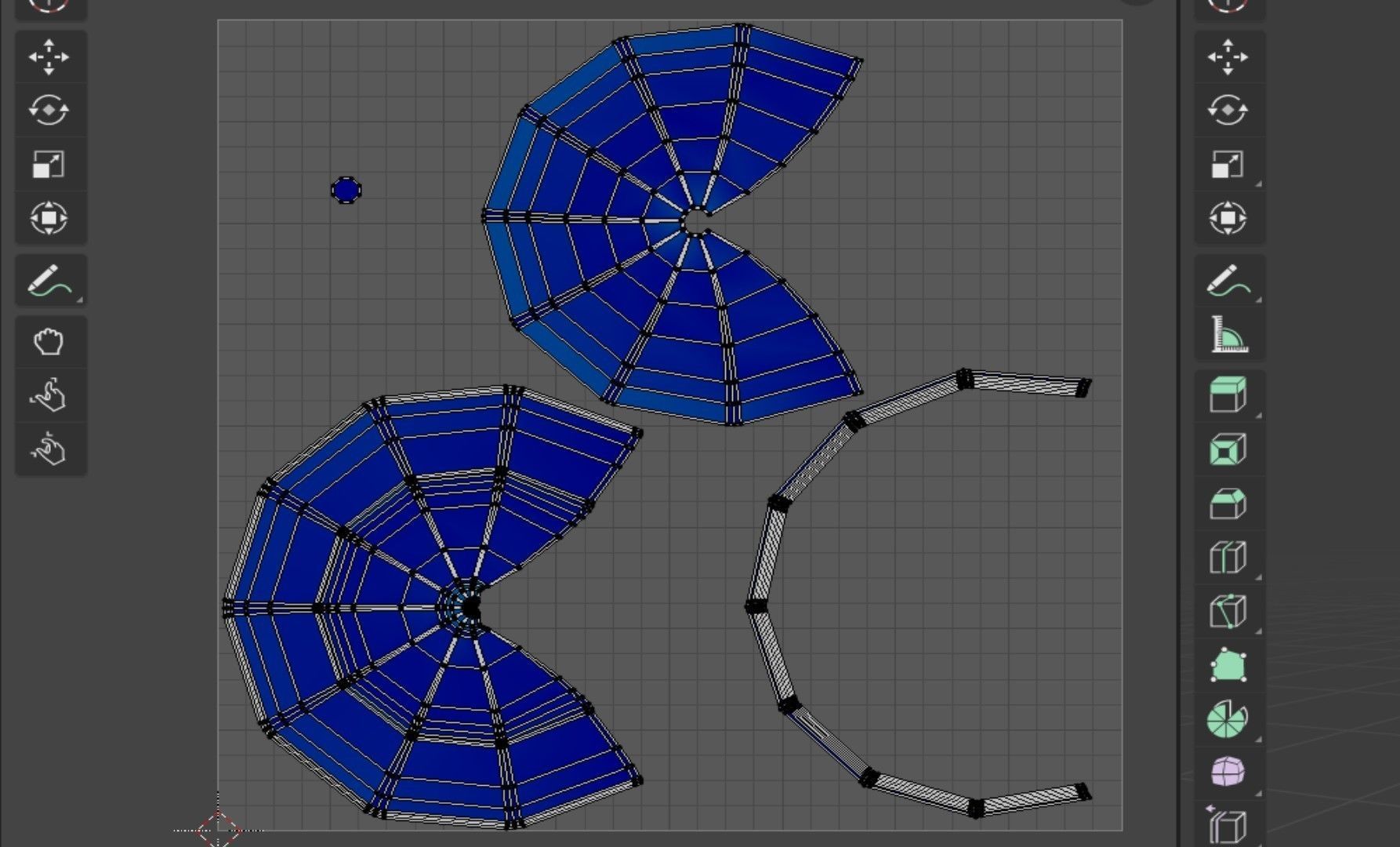 Sugar Dish Low-poly 3D model_3