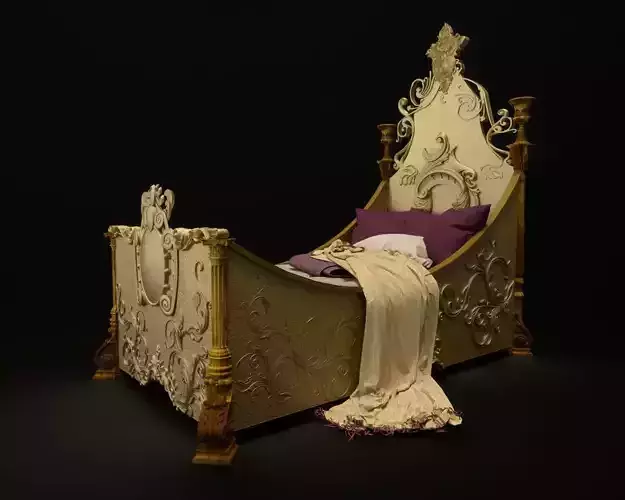 Golden bed