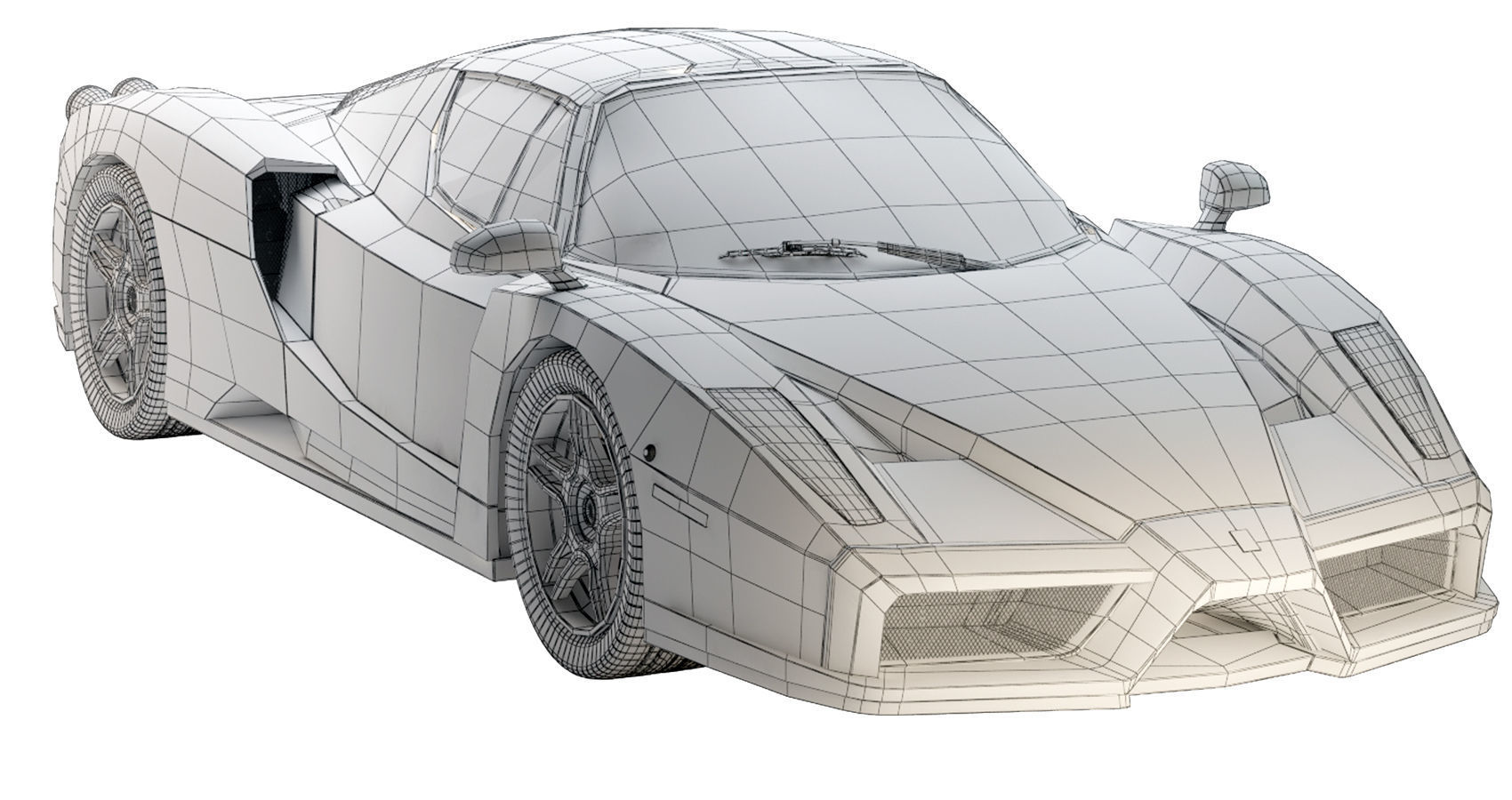 Ferrari Enzo 3D model_12
