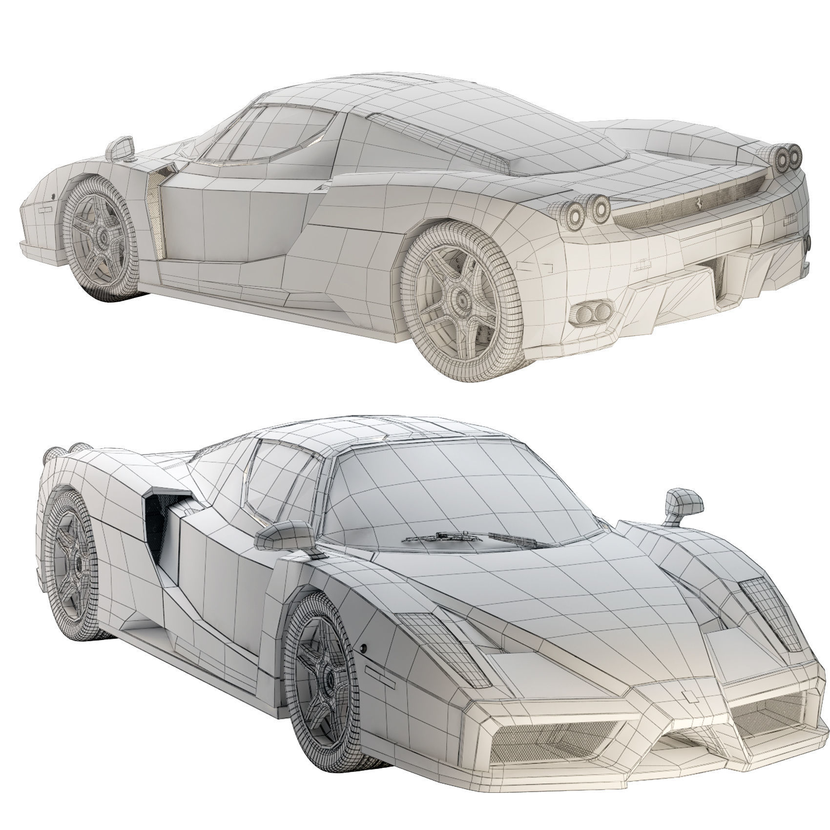 Ferrari Enzo 3D model_3