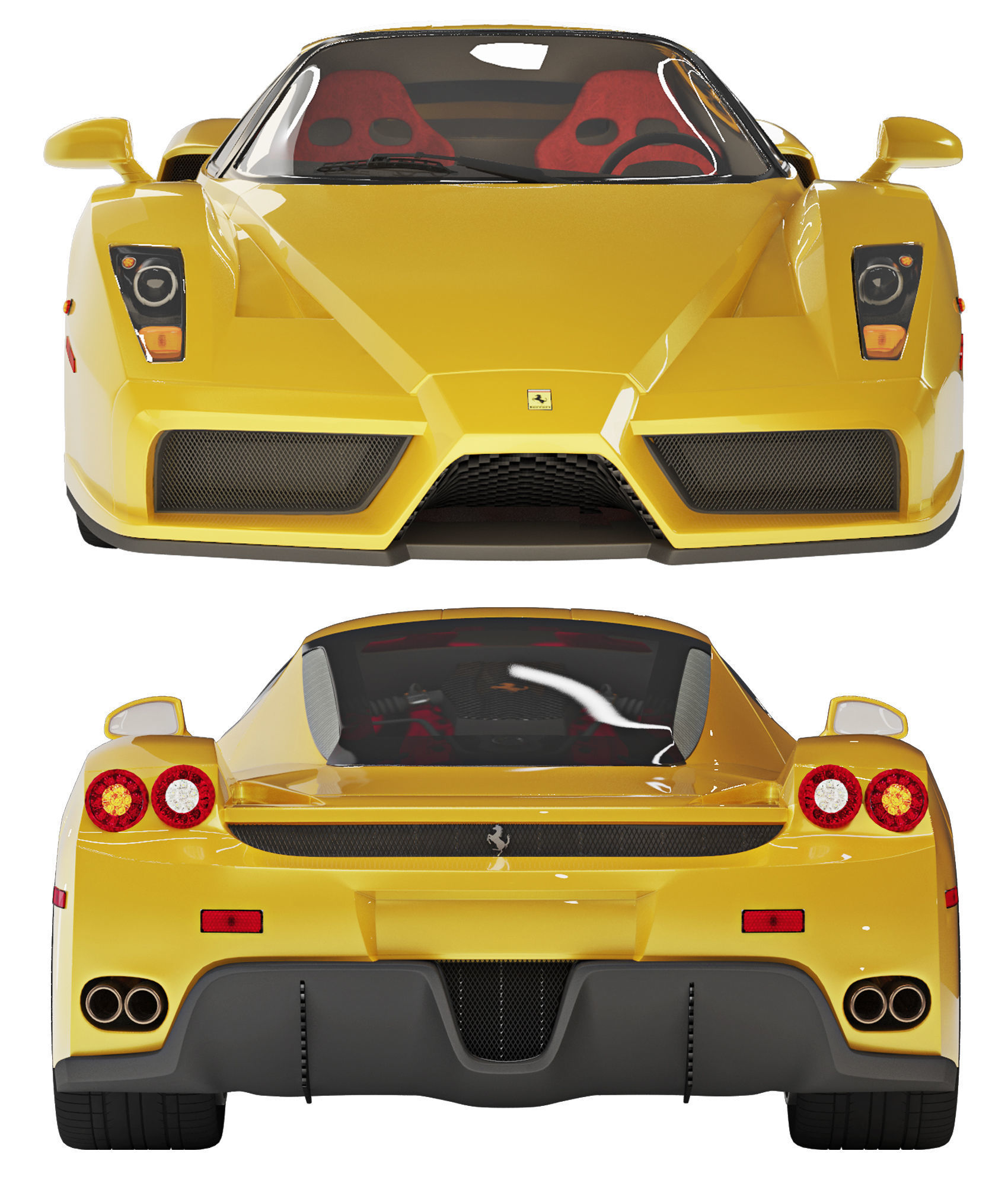 Ferrari Enzo 3D model_8