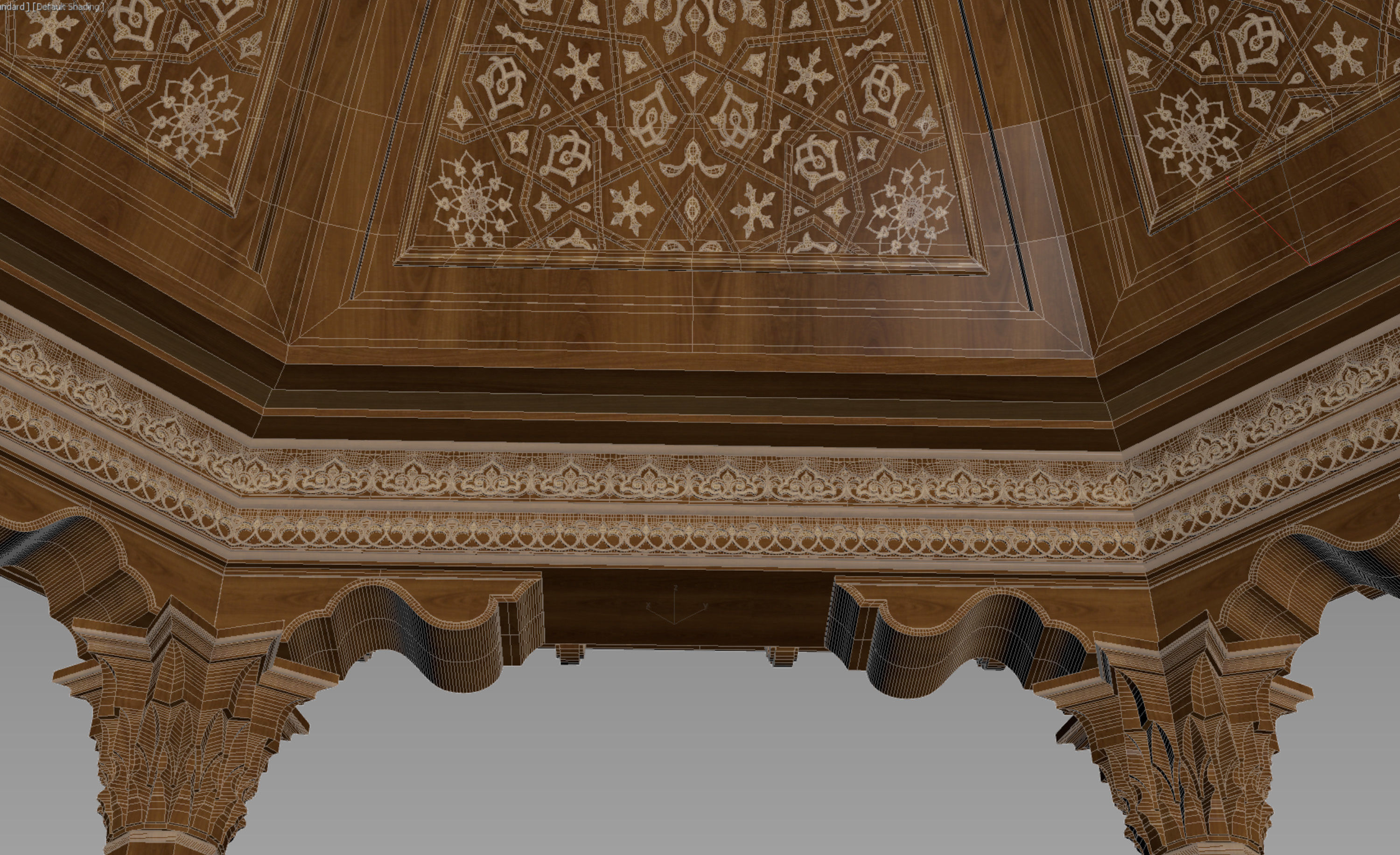 Uzbek national alcove 3D model_5