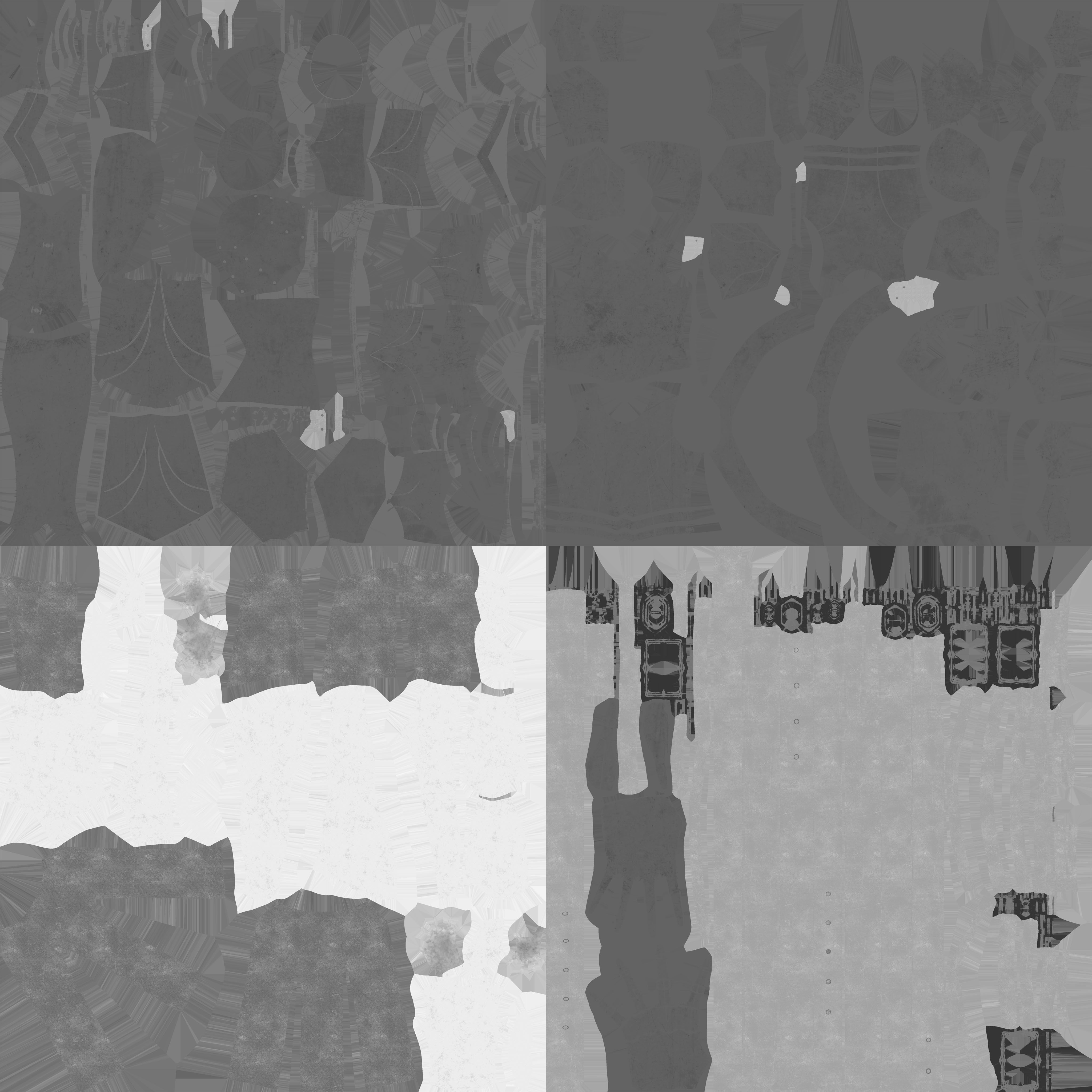 Female Dark Knight Armor 3D model_15