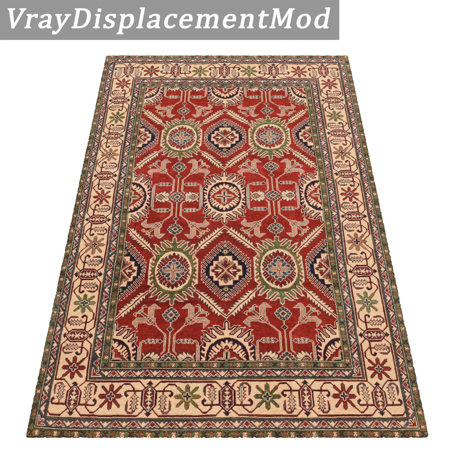 Rug Set 1926 3D model_3
