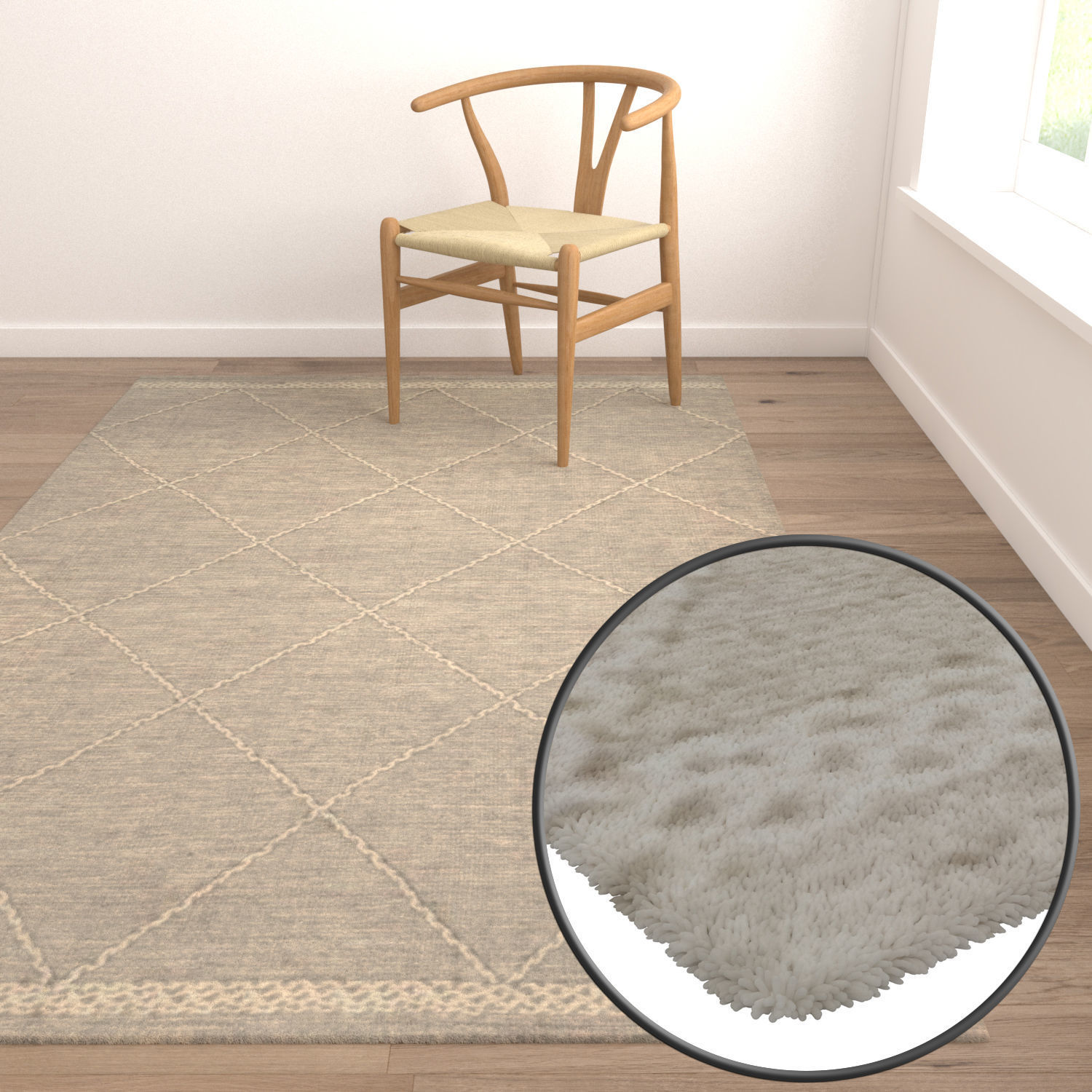 Rug Set 1928 3D model_5