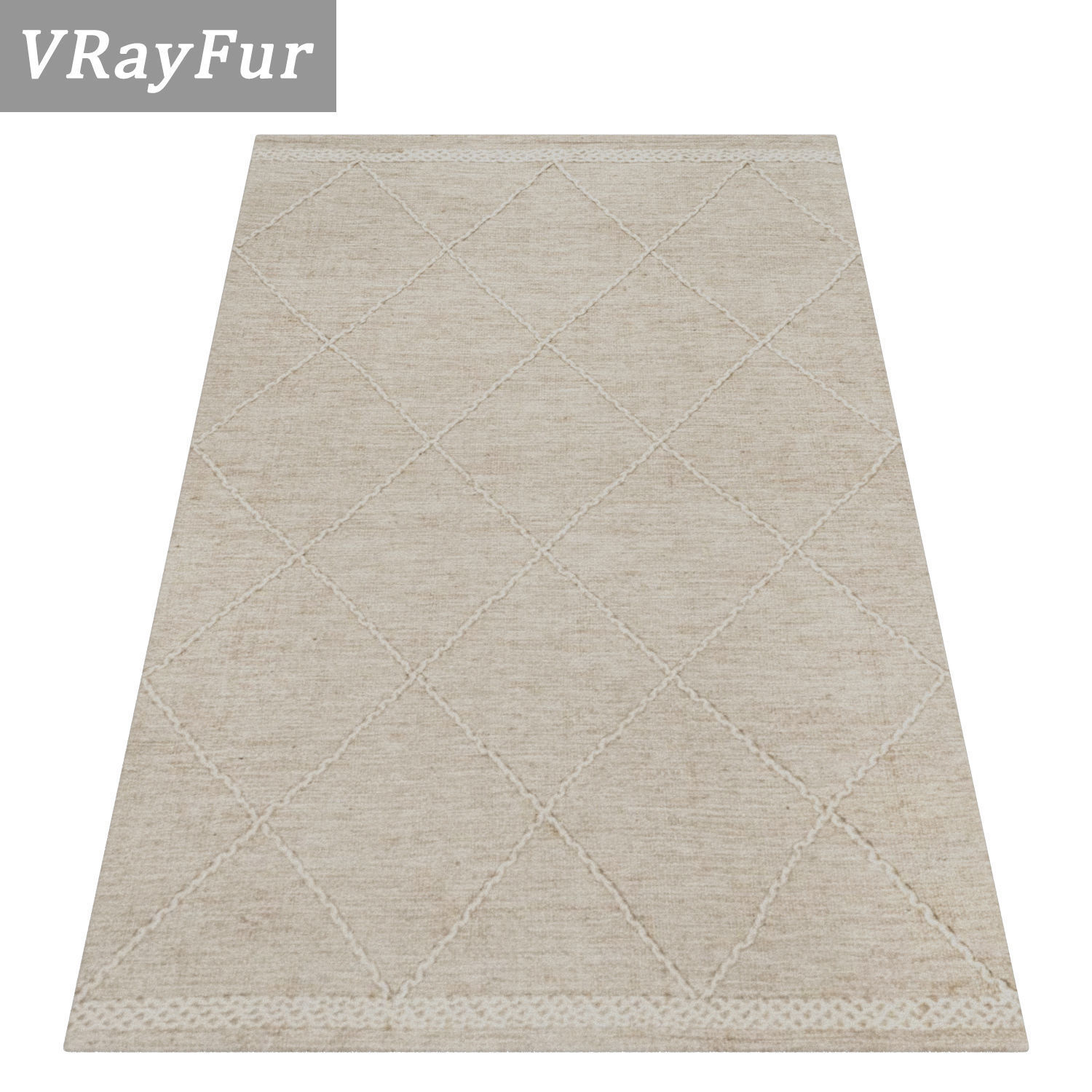 Rug Set 1928 3D model_2