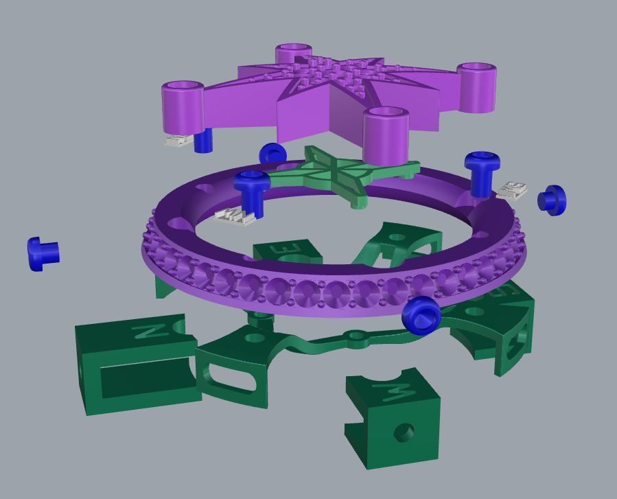 Wind rose 3D print model_3