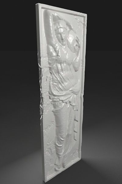 Ancient Relief 3D model_2