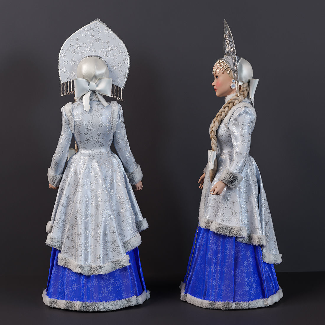 Snow Maiden 3D model_1