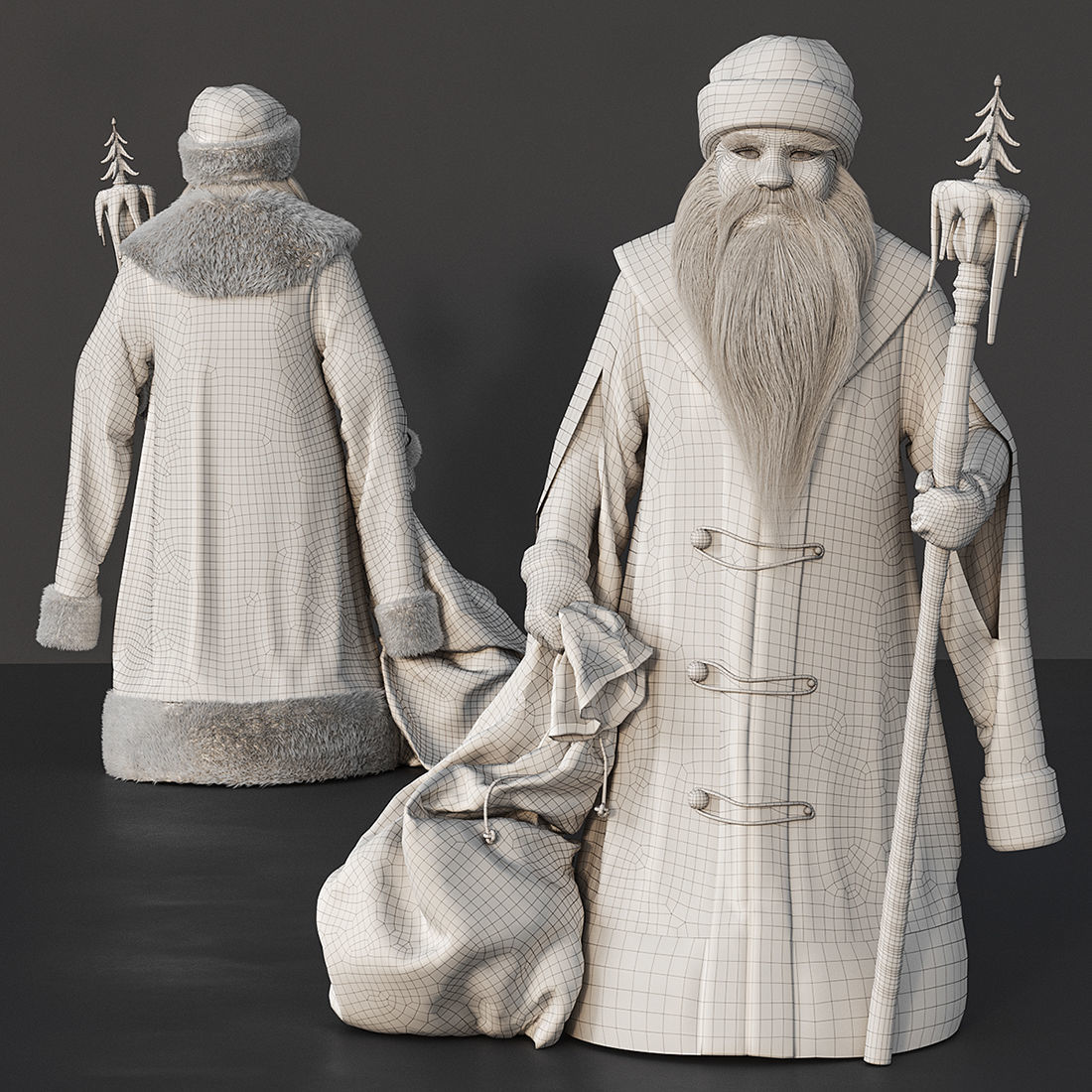 Santa Claus 3D model_2