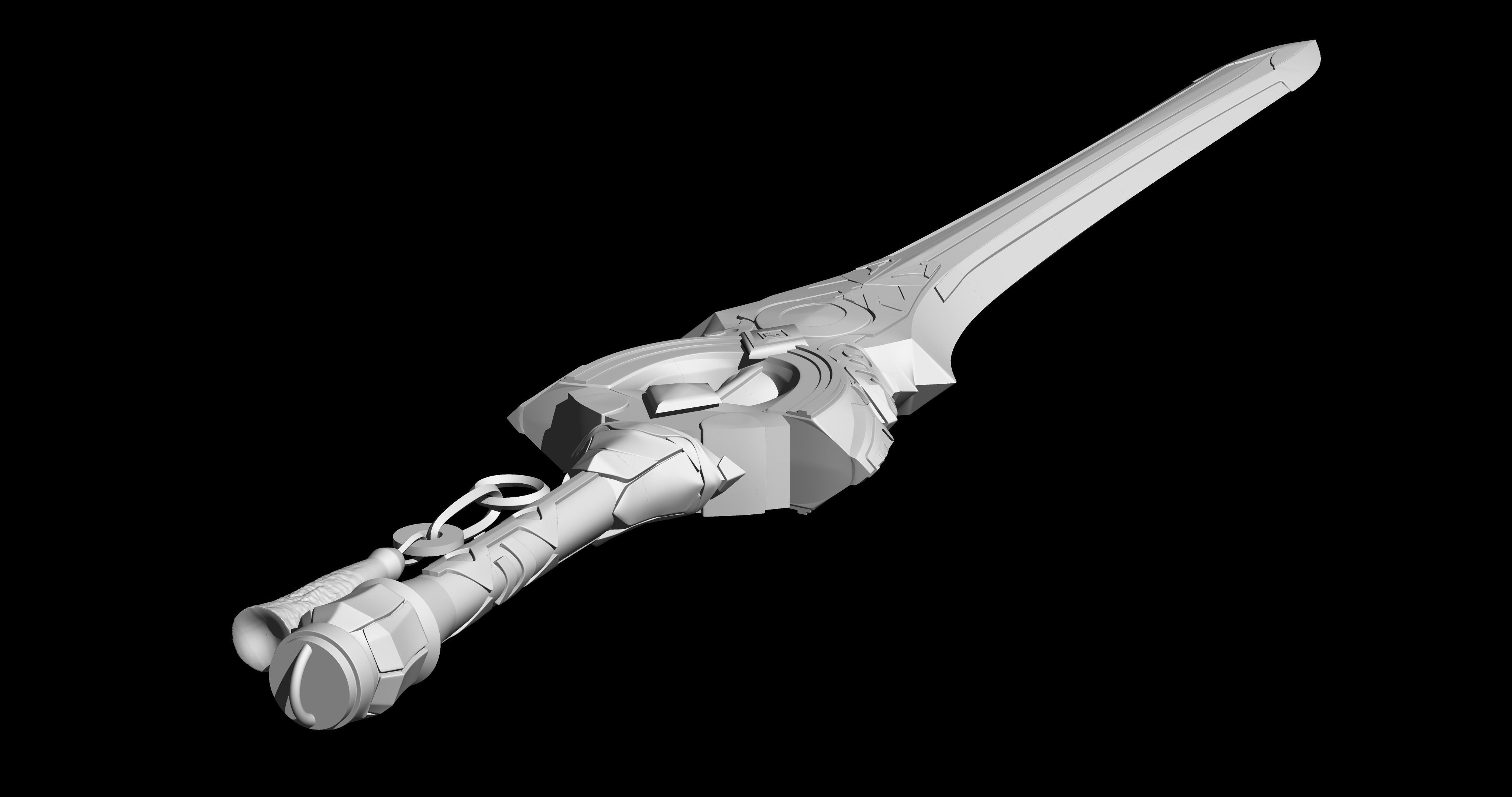Genshin Impact Prototype Rancour 3D print model_1