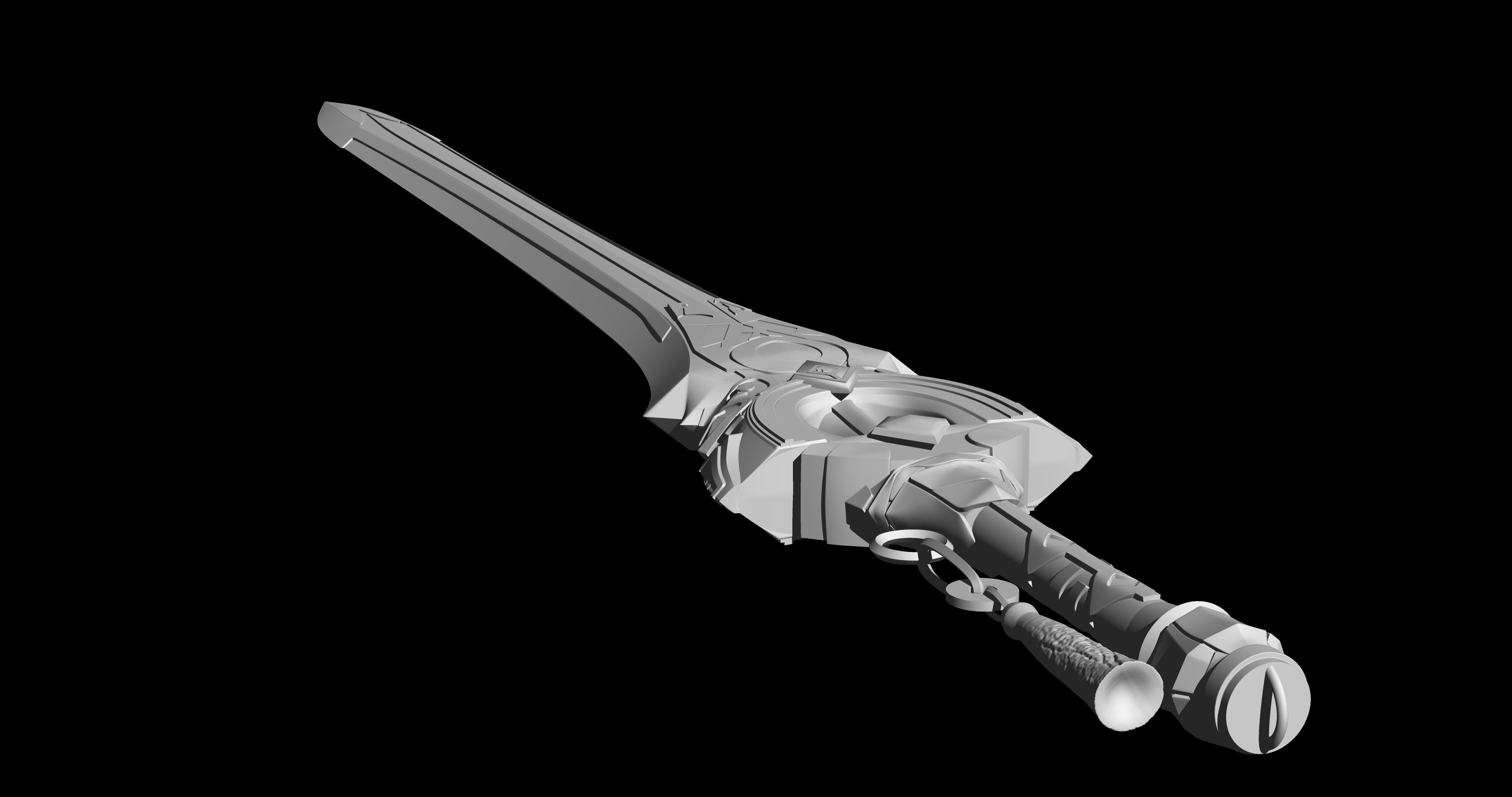 Genshin Impact Prototype Rancour 3D print model_2