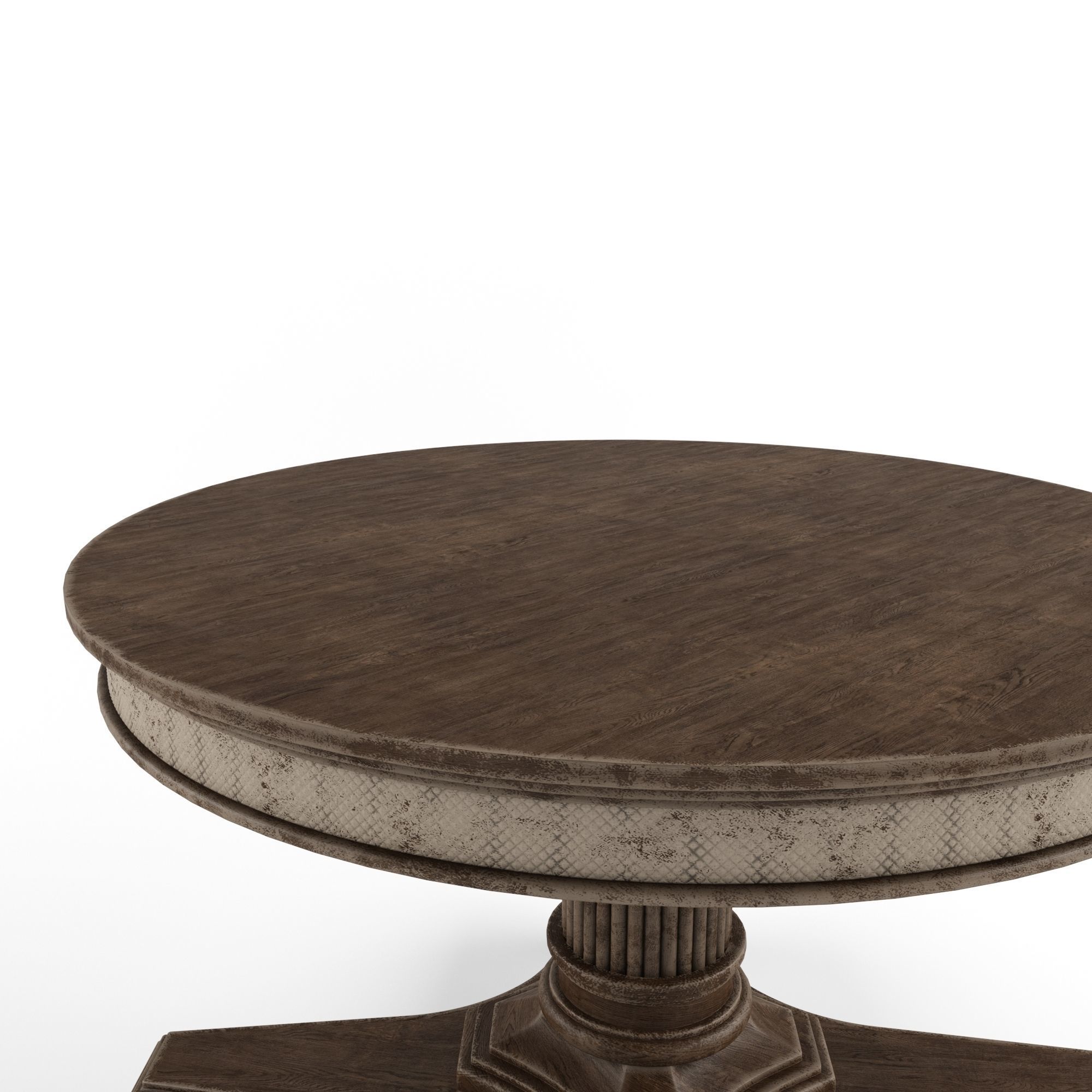 Classic coffee table 3D model_3