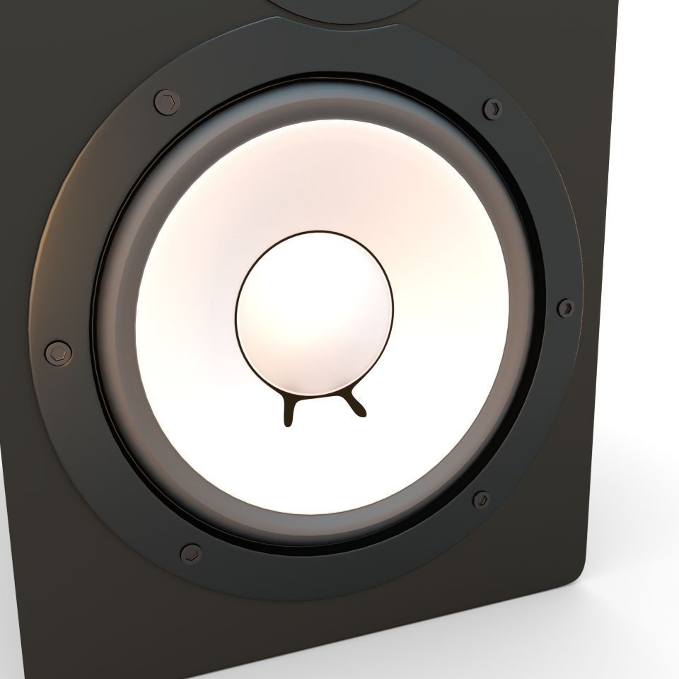 yamaha speaker 3D model_2