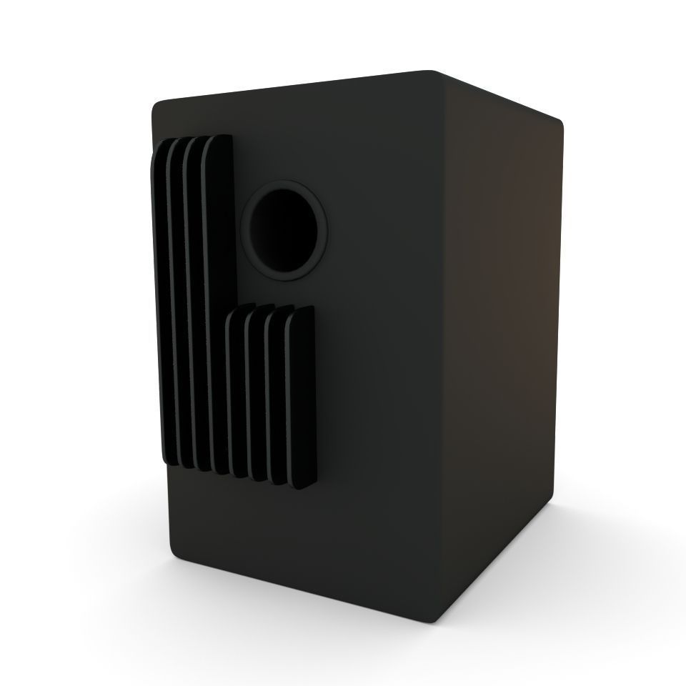yamaha speaker 3D model_1