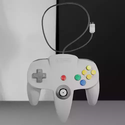 N64 Controller 3D model