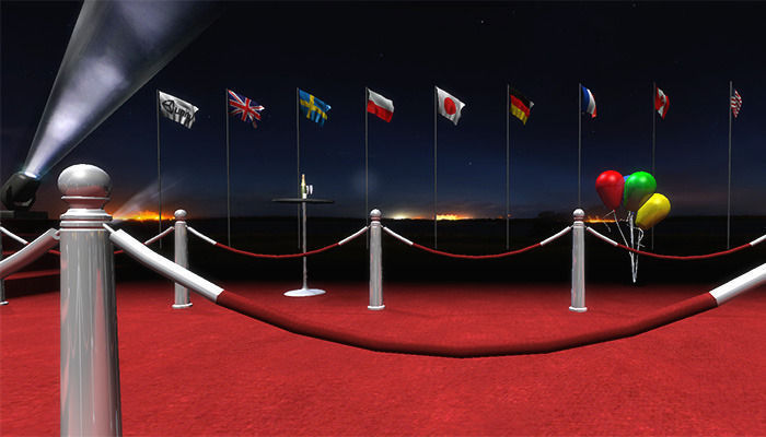 VIP Red Carpet Pack Low-poly 3D model_2