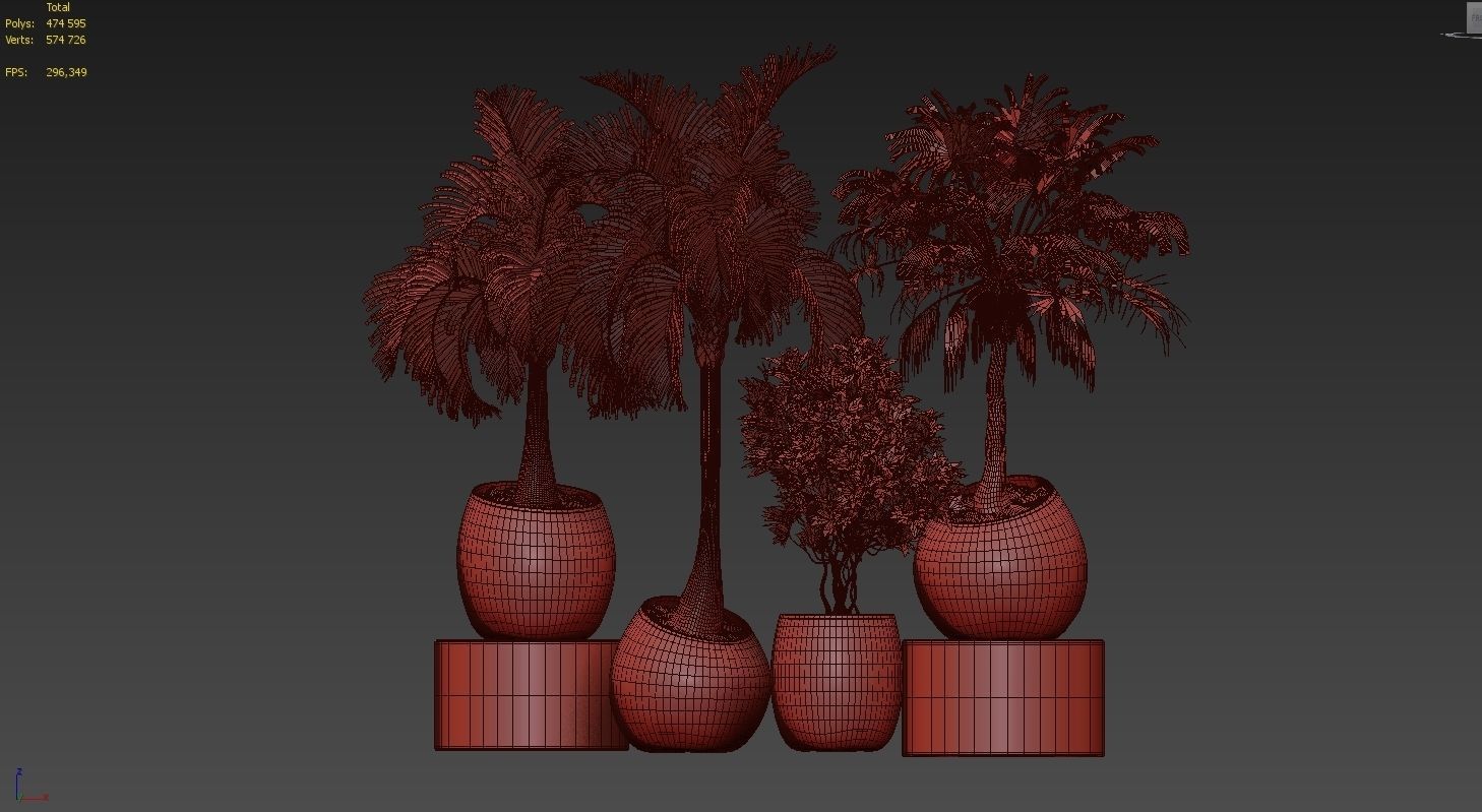 Flower Pack 150 3D model_6