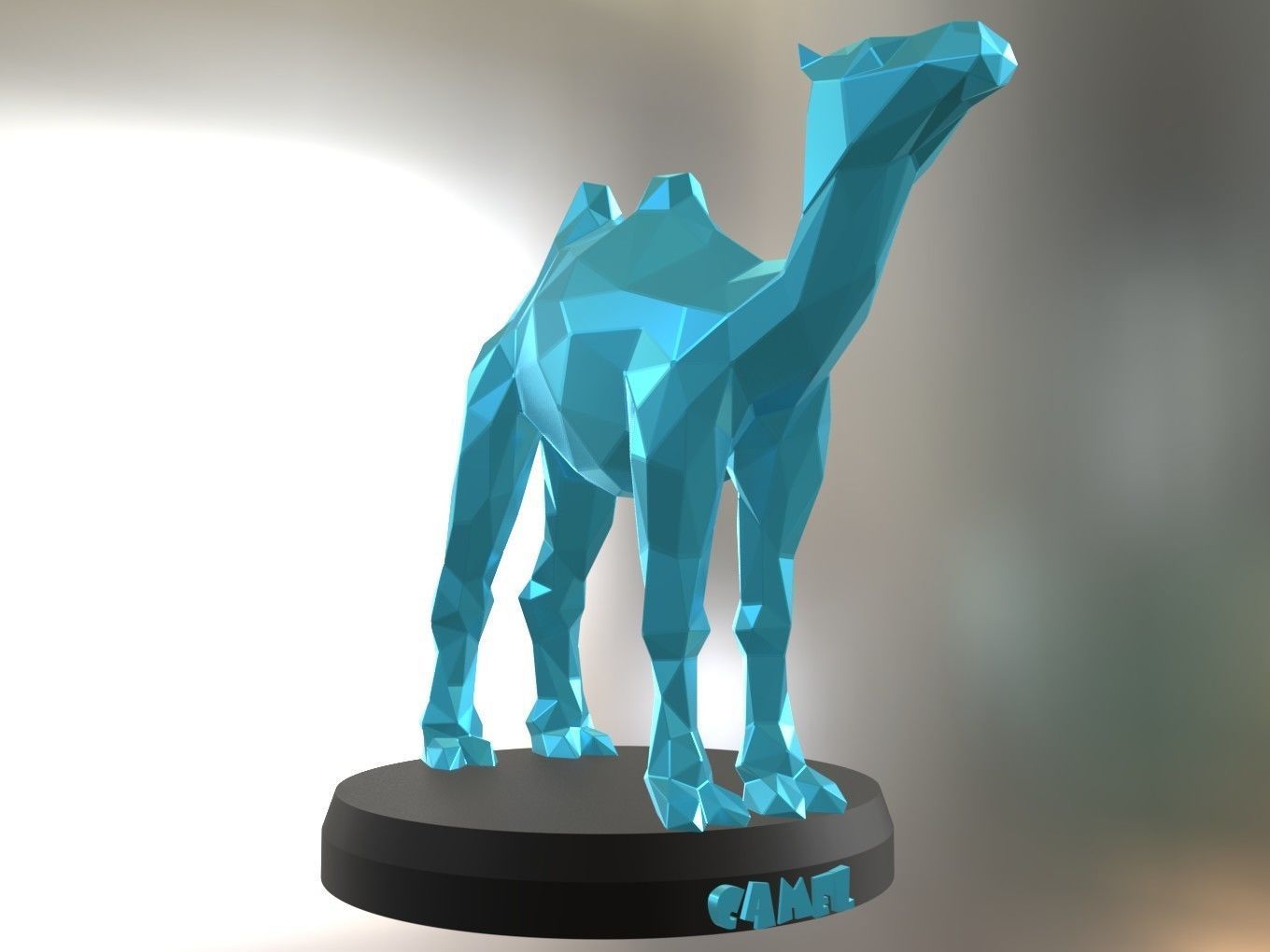 Poly Camel 3D print model_1