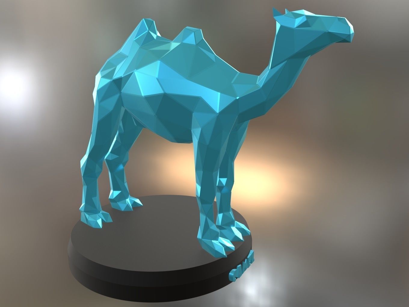 Poly Camel 3D print model_7