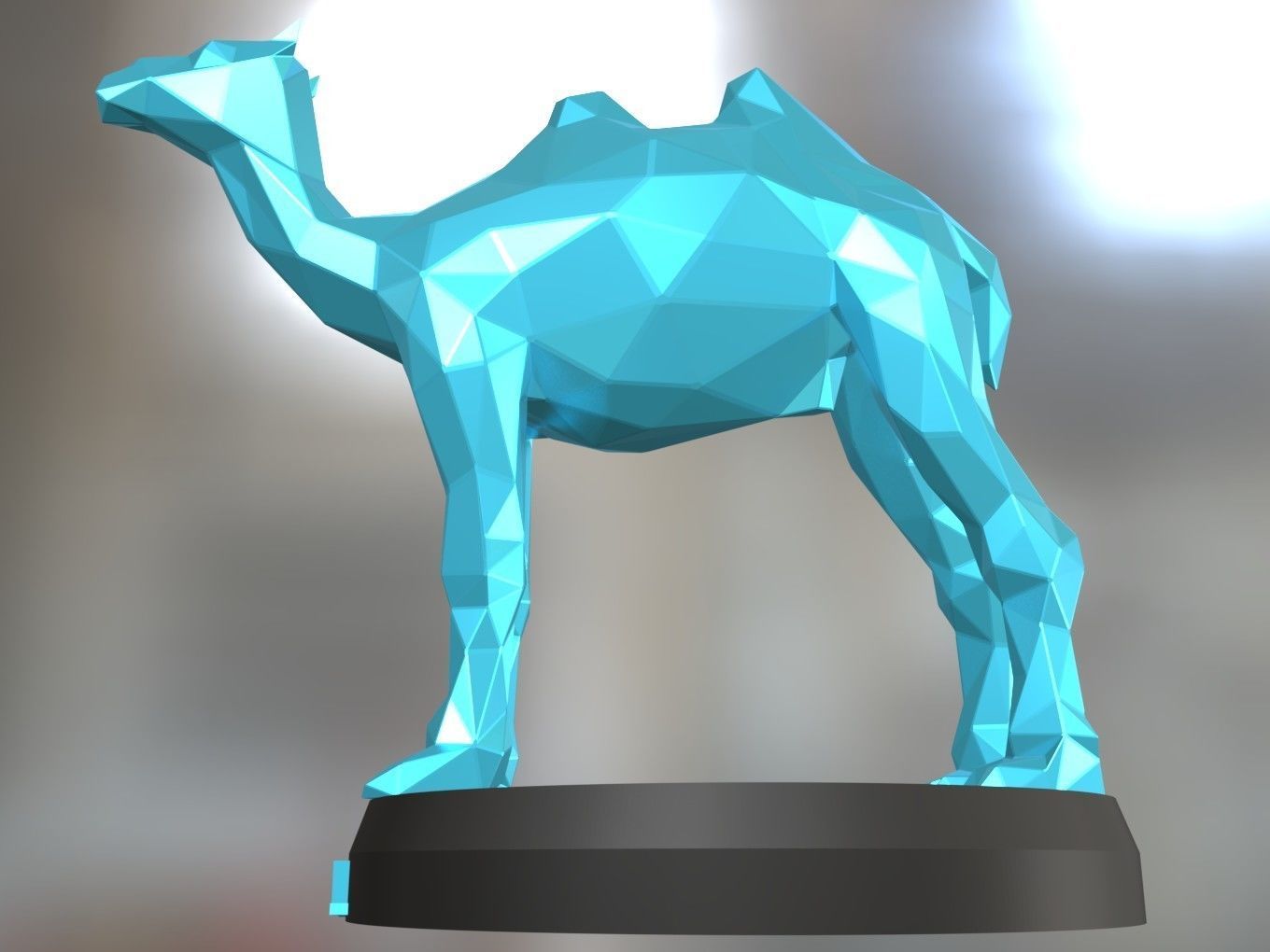 Poly Camel 3D print model_4