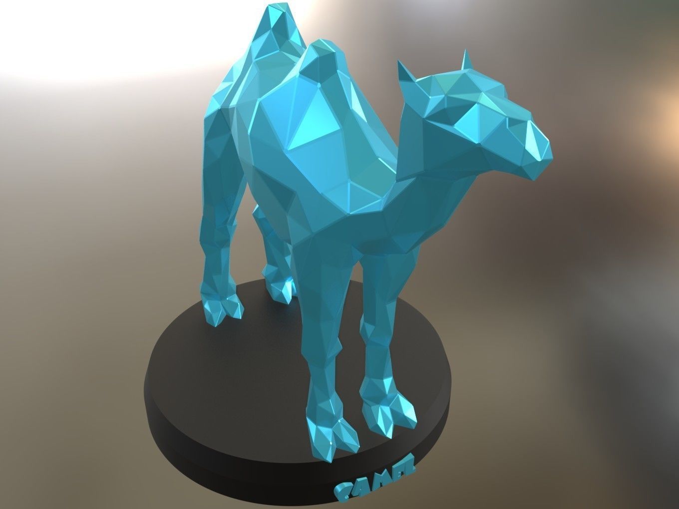 Poly Camel 3D print model_2