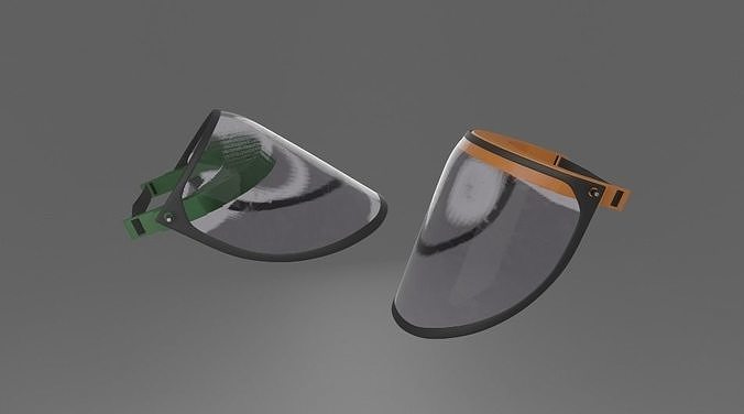 Protective Face Shield 3D Model 3D model