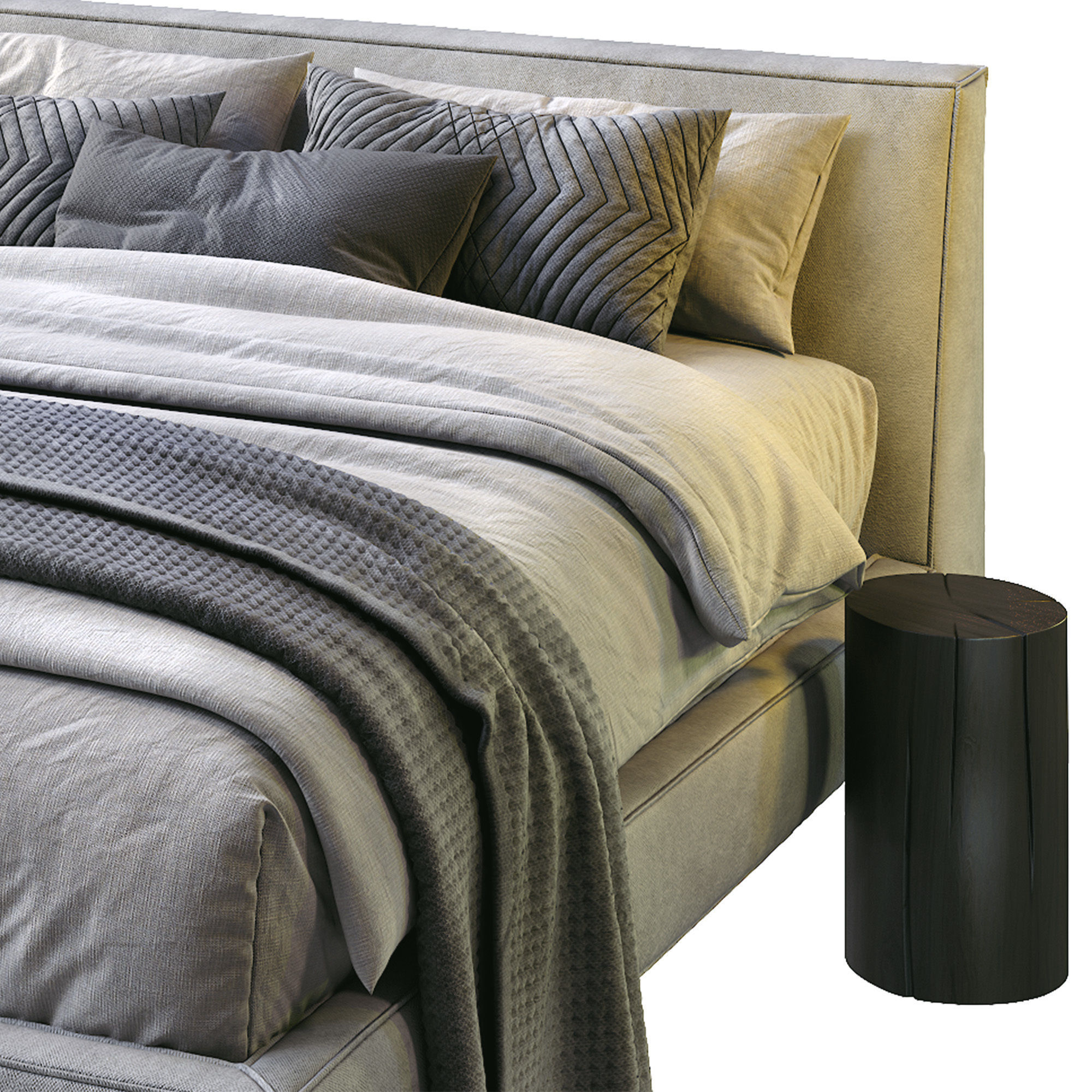 Md House Bed CLOVER 3D model_3