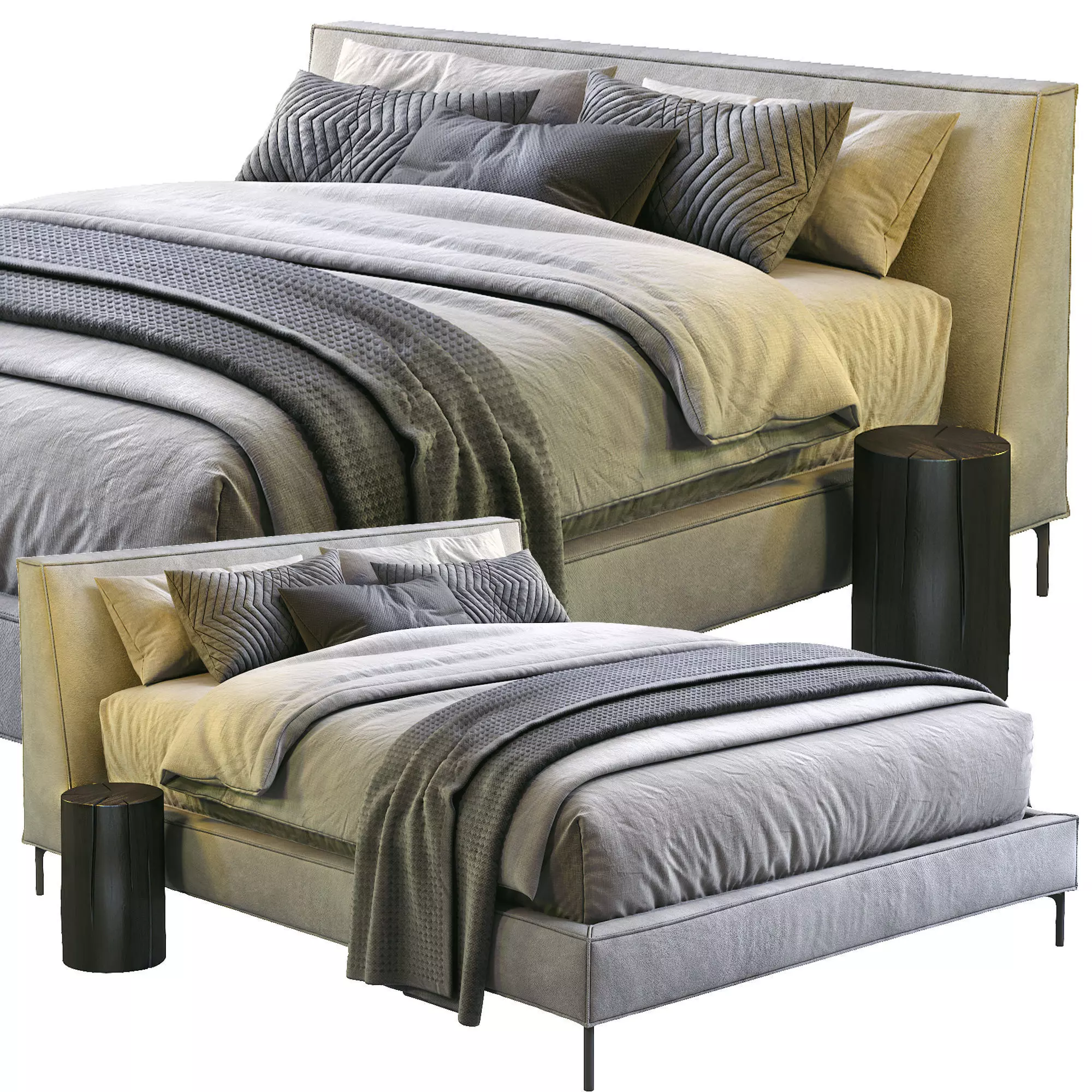 Md House Bed CLOVER 3D model_0