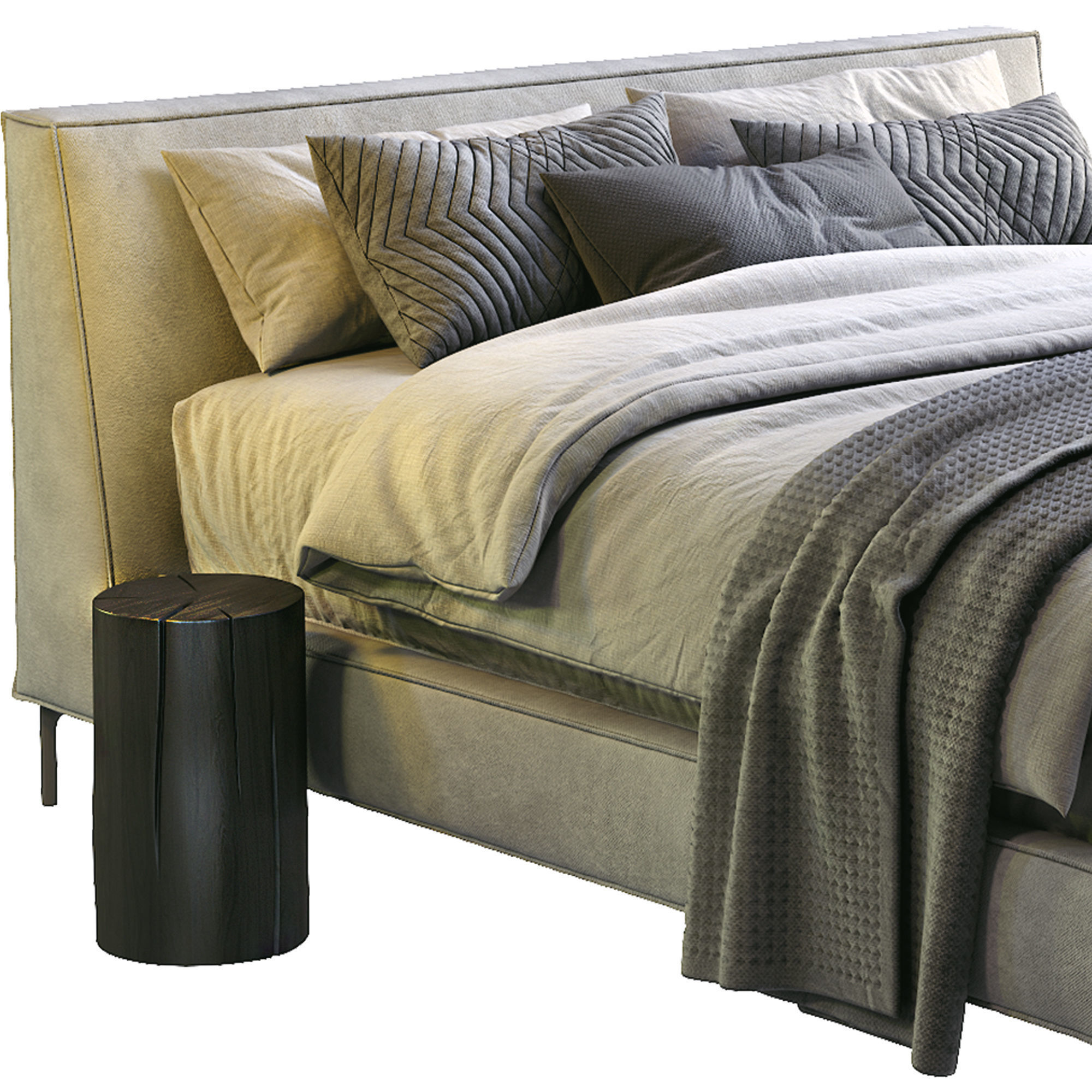 Md House Bed CLOVER 3D model_1