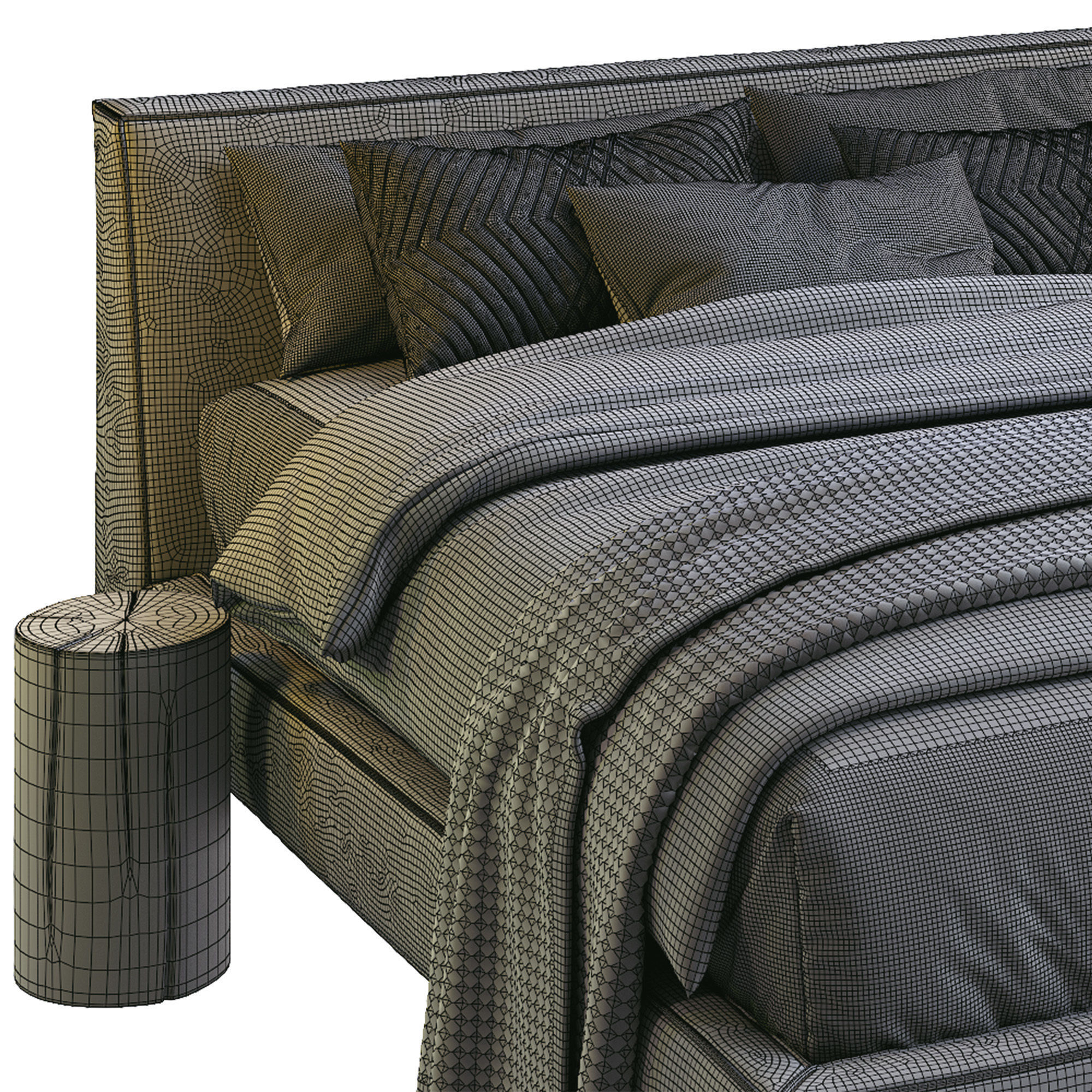 Md House Bed CLOVER 3D model_4