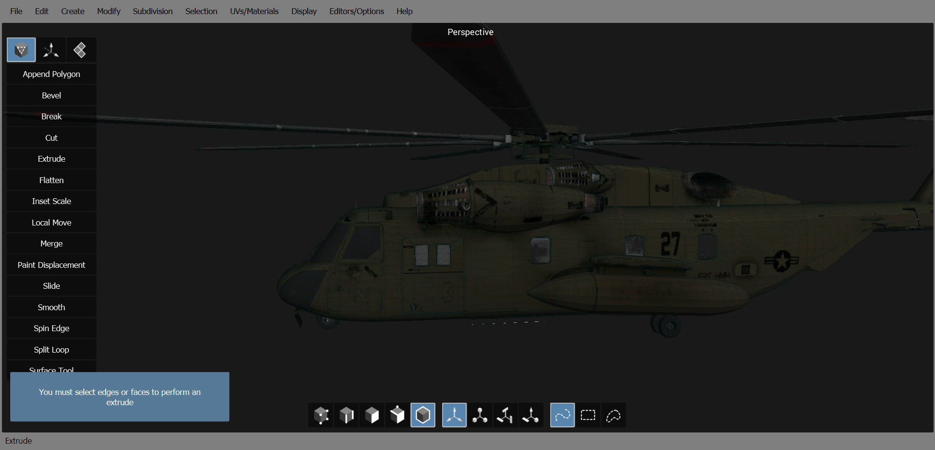 Helicopter 3d Model